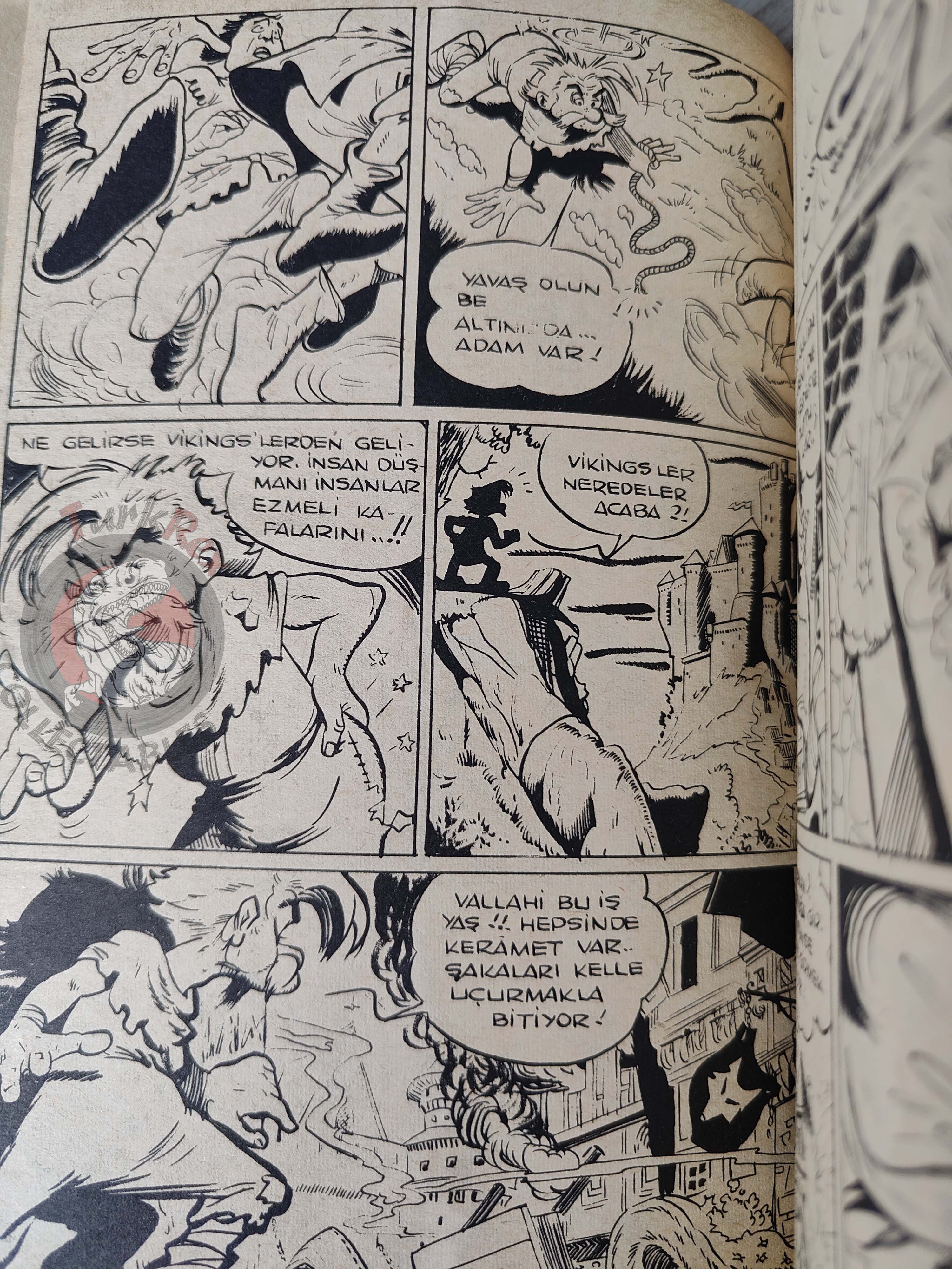 Belloy - Chevalier sans armure 1970 Turkish Comic Turkey Uderzo Yumurcak Mag #6