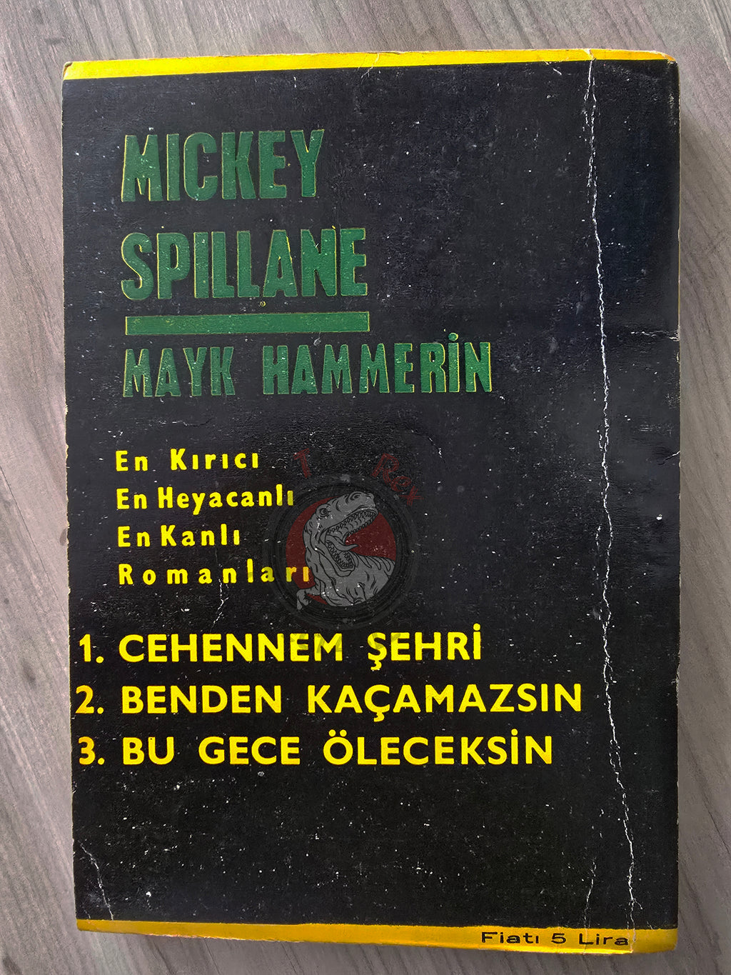 Mickey Spillane – Mike Hammer Vengeance Is Mine! 1965 Turkish Book Turkey