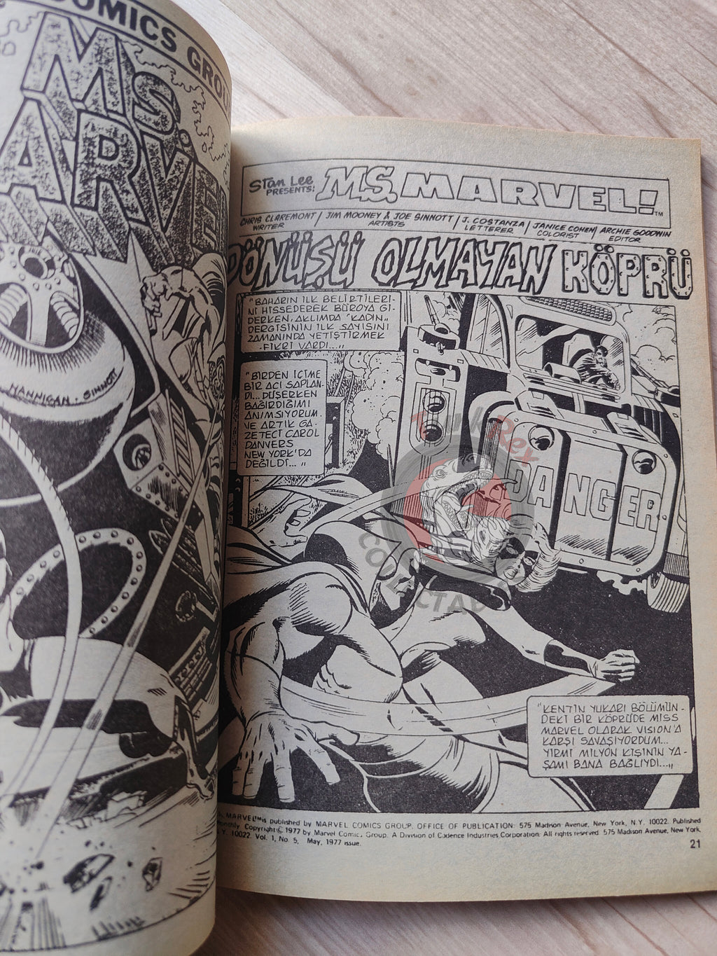 Ms. Marvel #3 1988 Turkish Comic Turkey #4 #5 #6