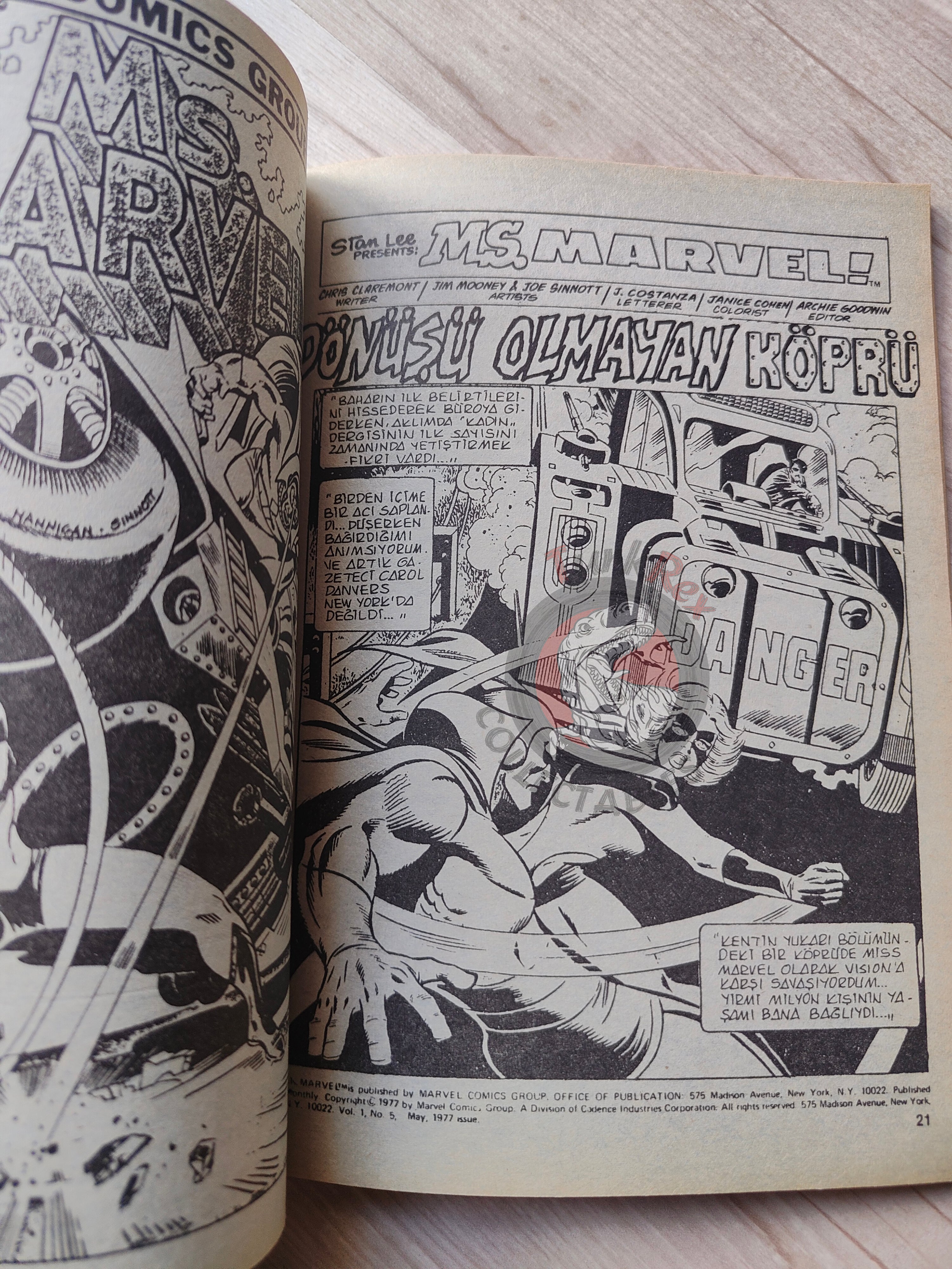 Ms. Marvel #3 1988 Turkish Comic Turkey #4 #5 #6