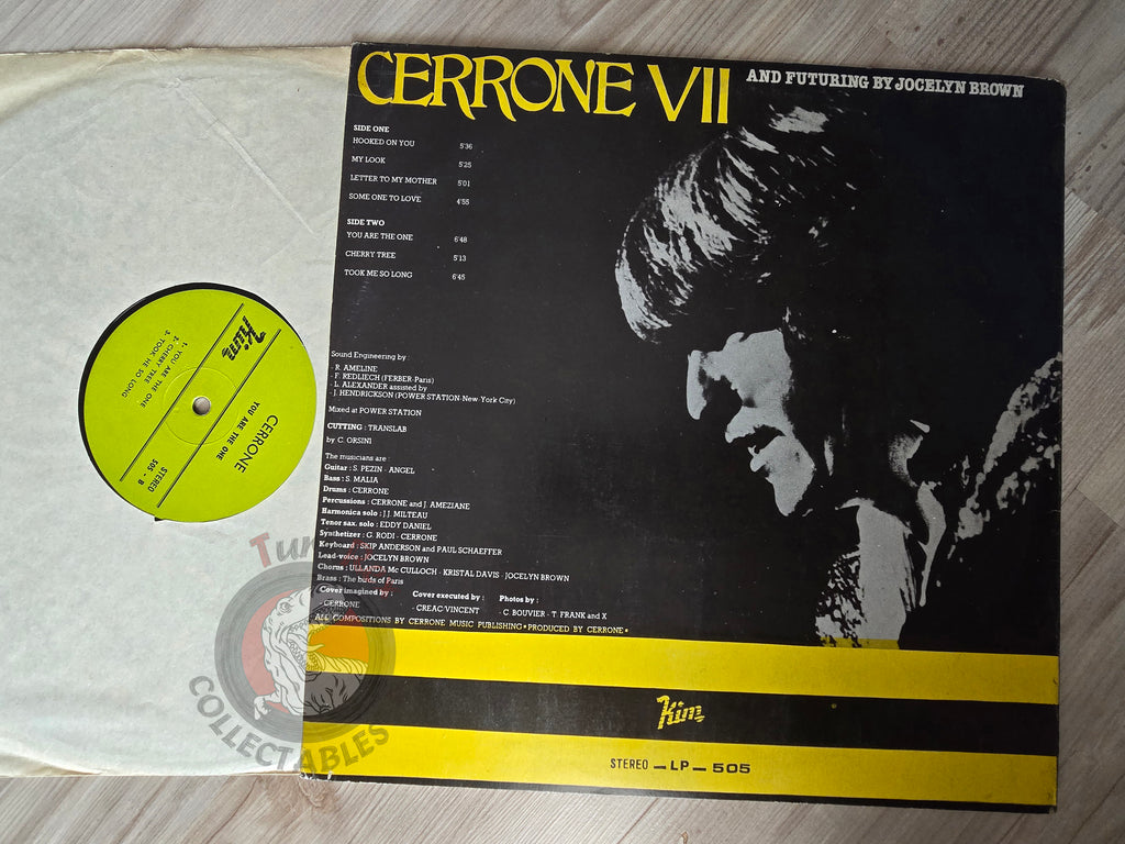 Cerrone – Cerrone VII - You Are The One Turkish Pressing Vinyl Turkey Edition