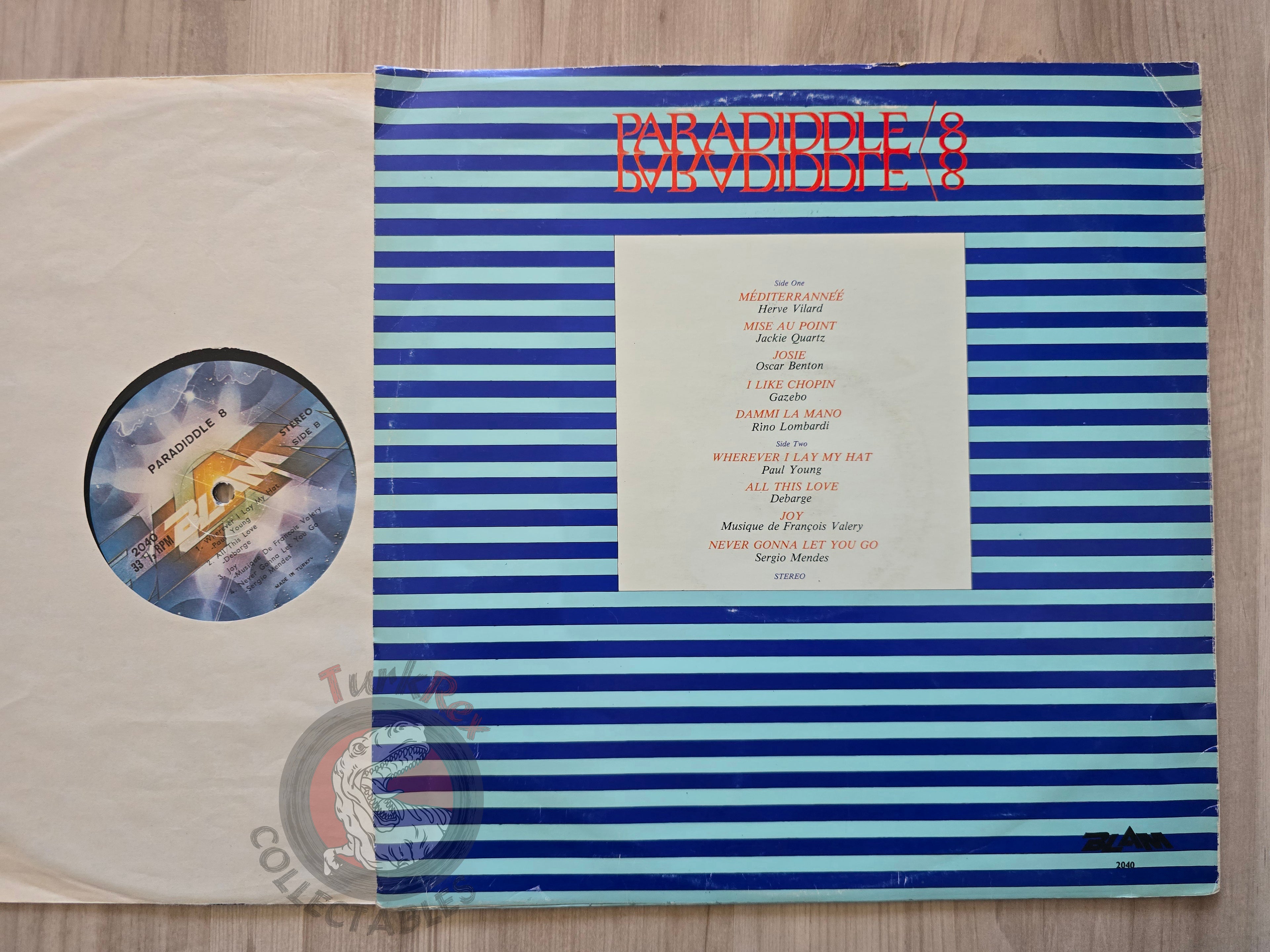 Various – Paradiddle 8 Turkish Pressing Vinyl Turkey Edition