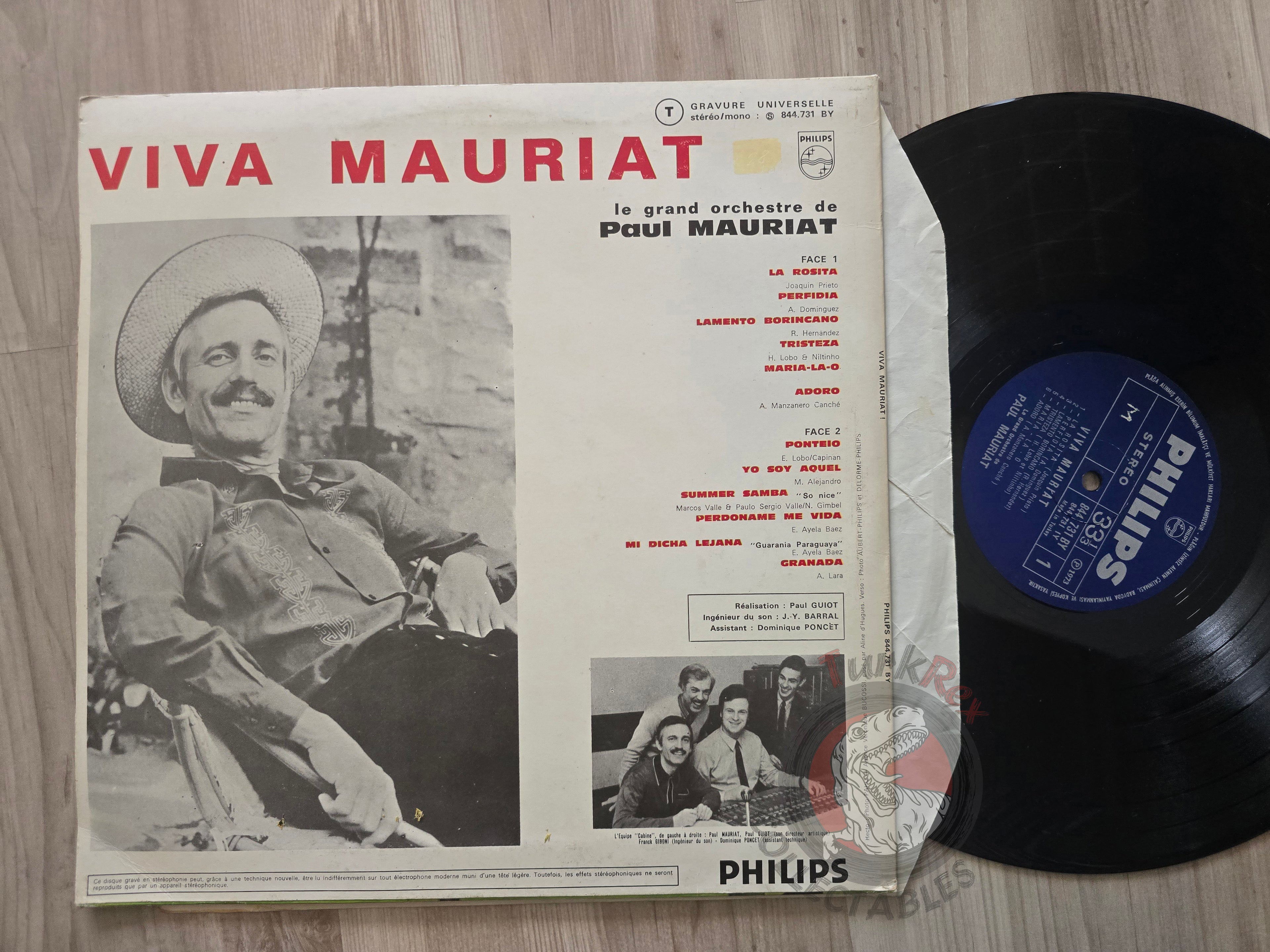 Paul Mauriat – Viva Mauriat Turkish Pressing Vinyl Turkey Edition
