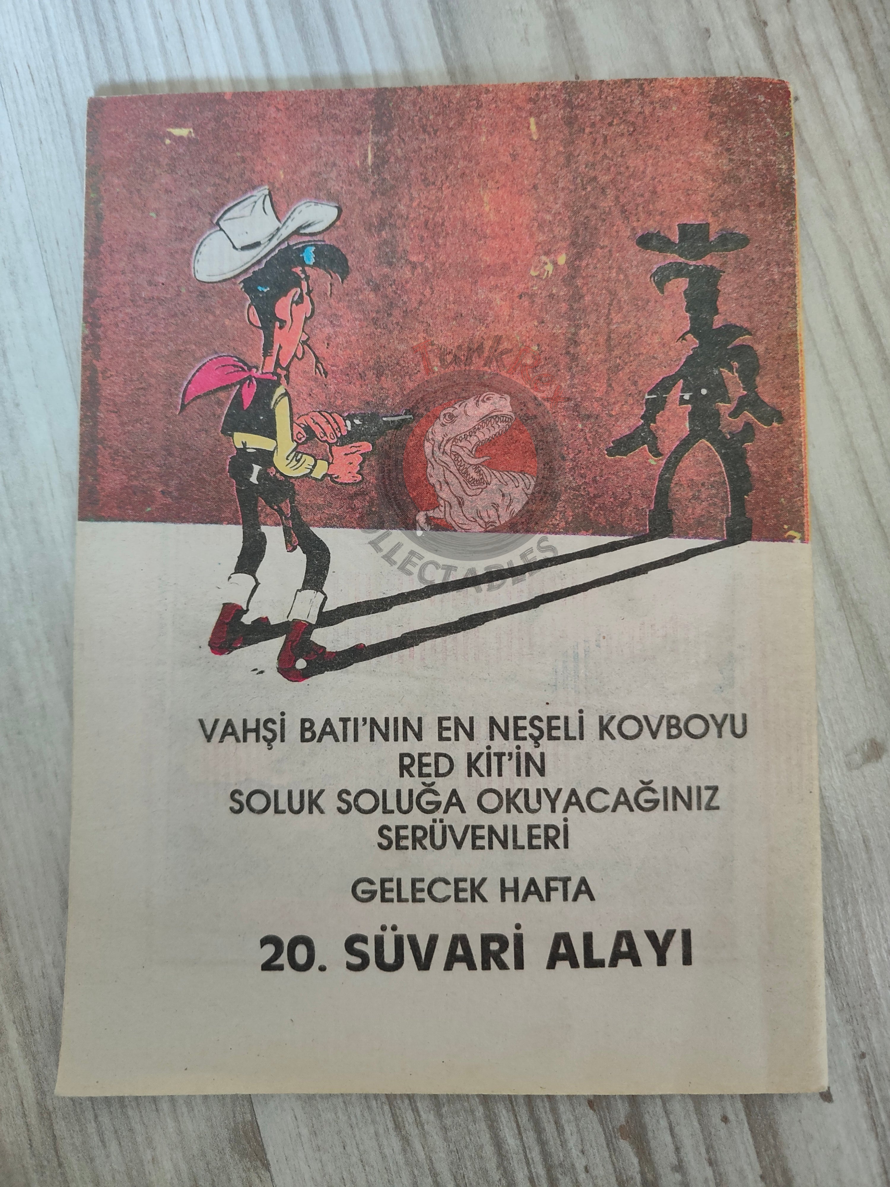 Lucky Luke #36 Ruée Sur L' Oklahoma 1988 Turkish Comic Turkey