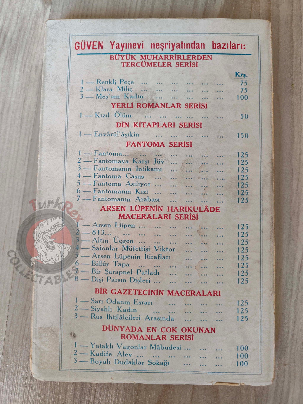 Jean de La Hire  – The Man Who Could Live Underwater 1944 1st Turkish Book Turkey