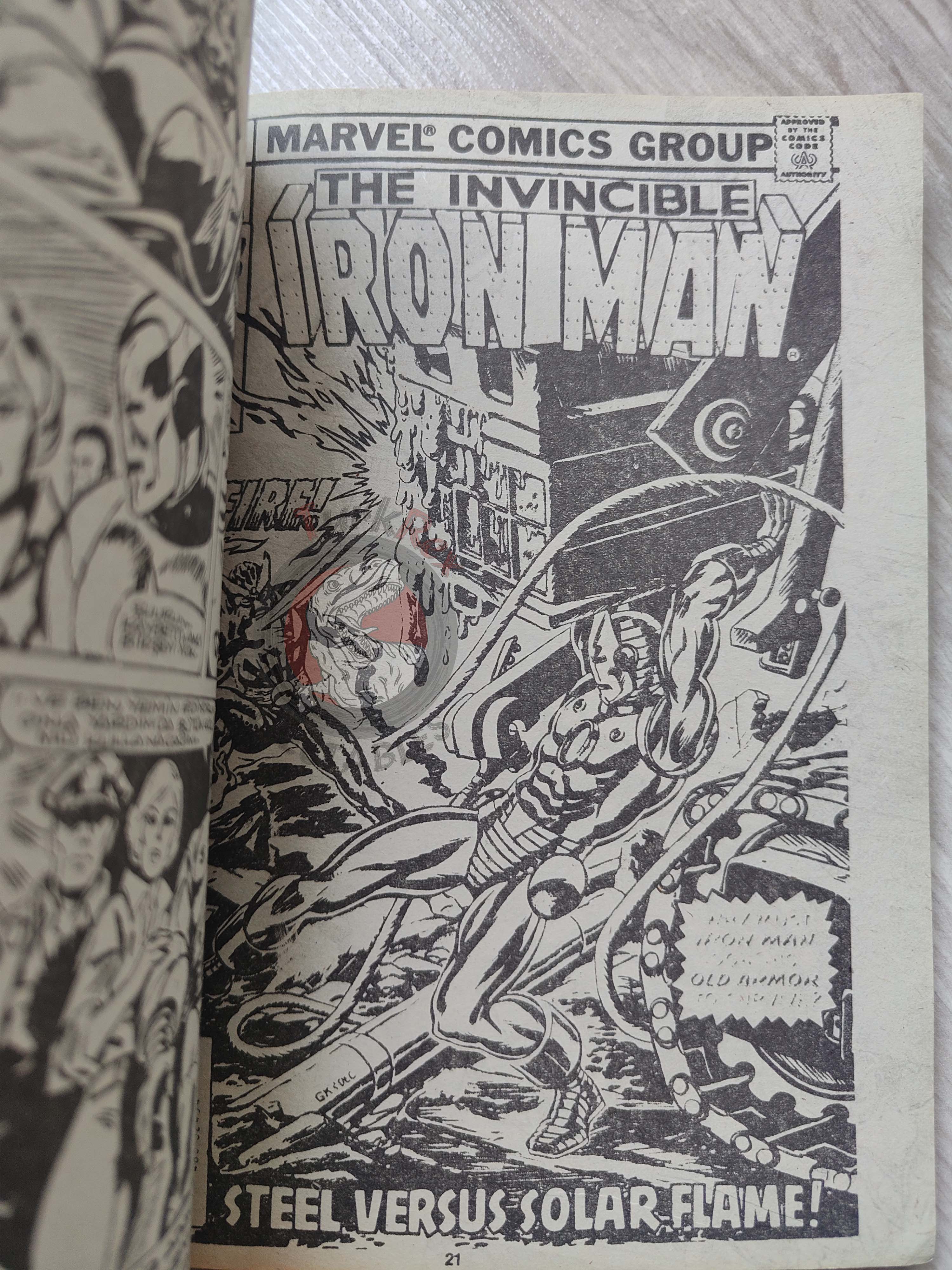 Iron Man #8 Demir Adam 1989 Turkish Comic Turkey #97 #98 #99 #100