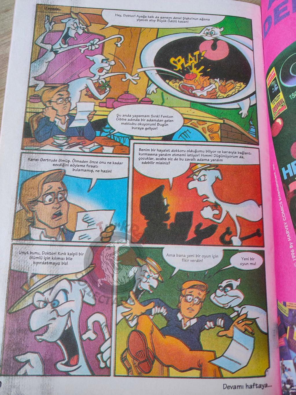 Casper the Friendly Ghost – Issue #4 1996 Turkish Comic Turkey