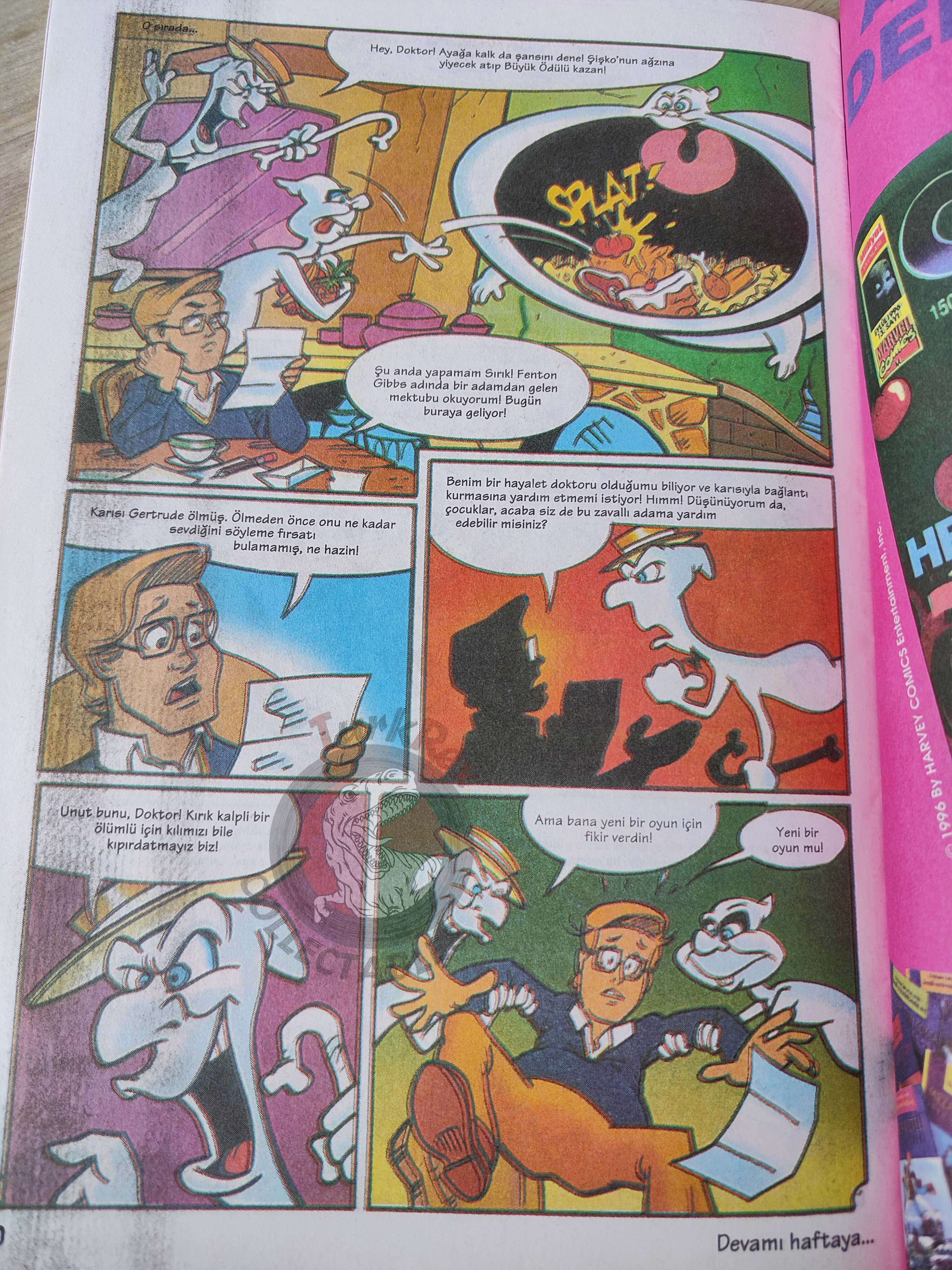 Casper the Friendly Ghost – Issue #4 1996 Turkish Comic Turkey