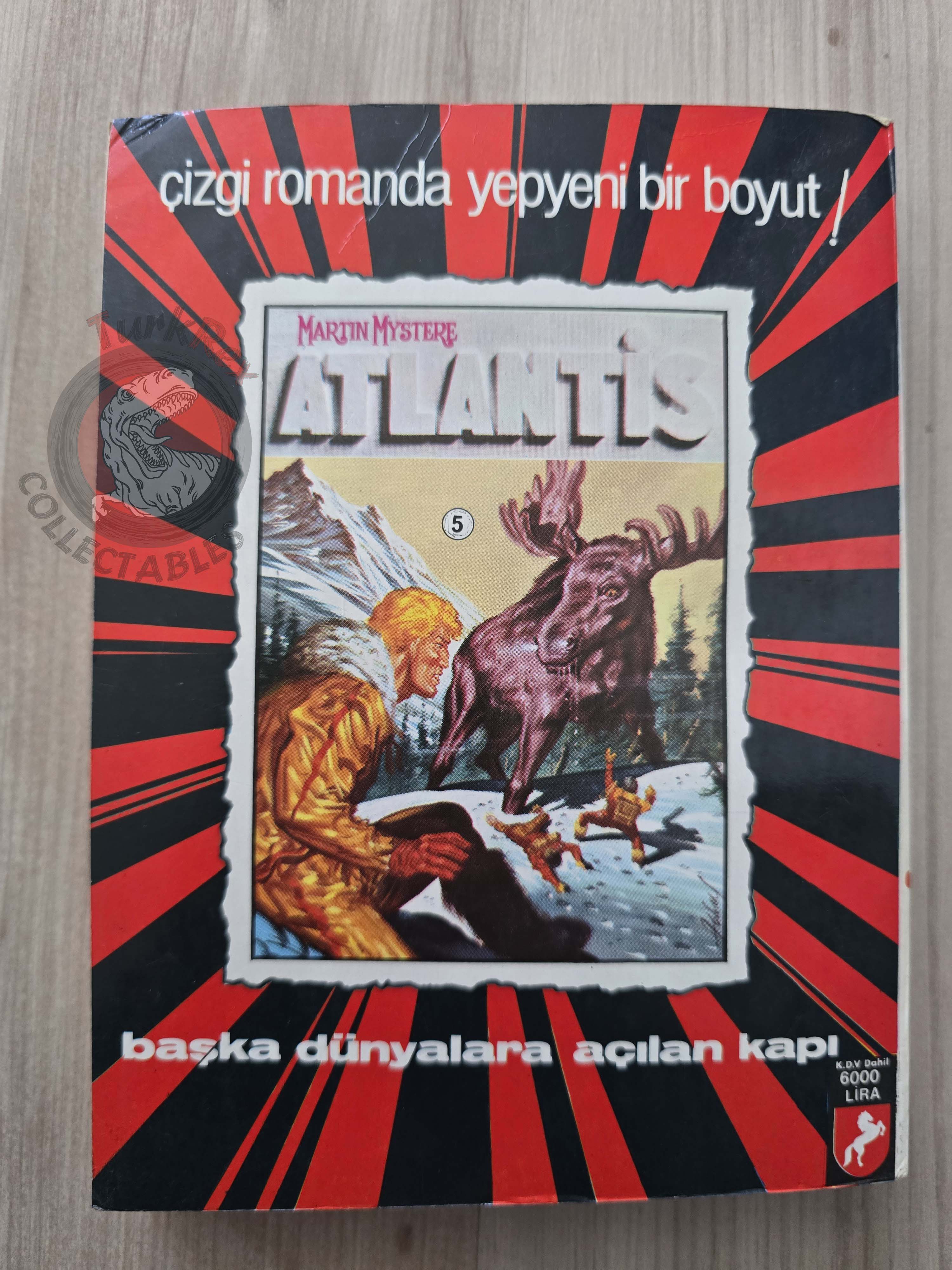 Martin Mystère #4 Orrore nello Spazio 80s Turkish Comic Turkey #19 #21