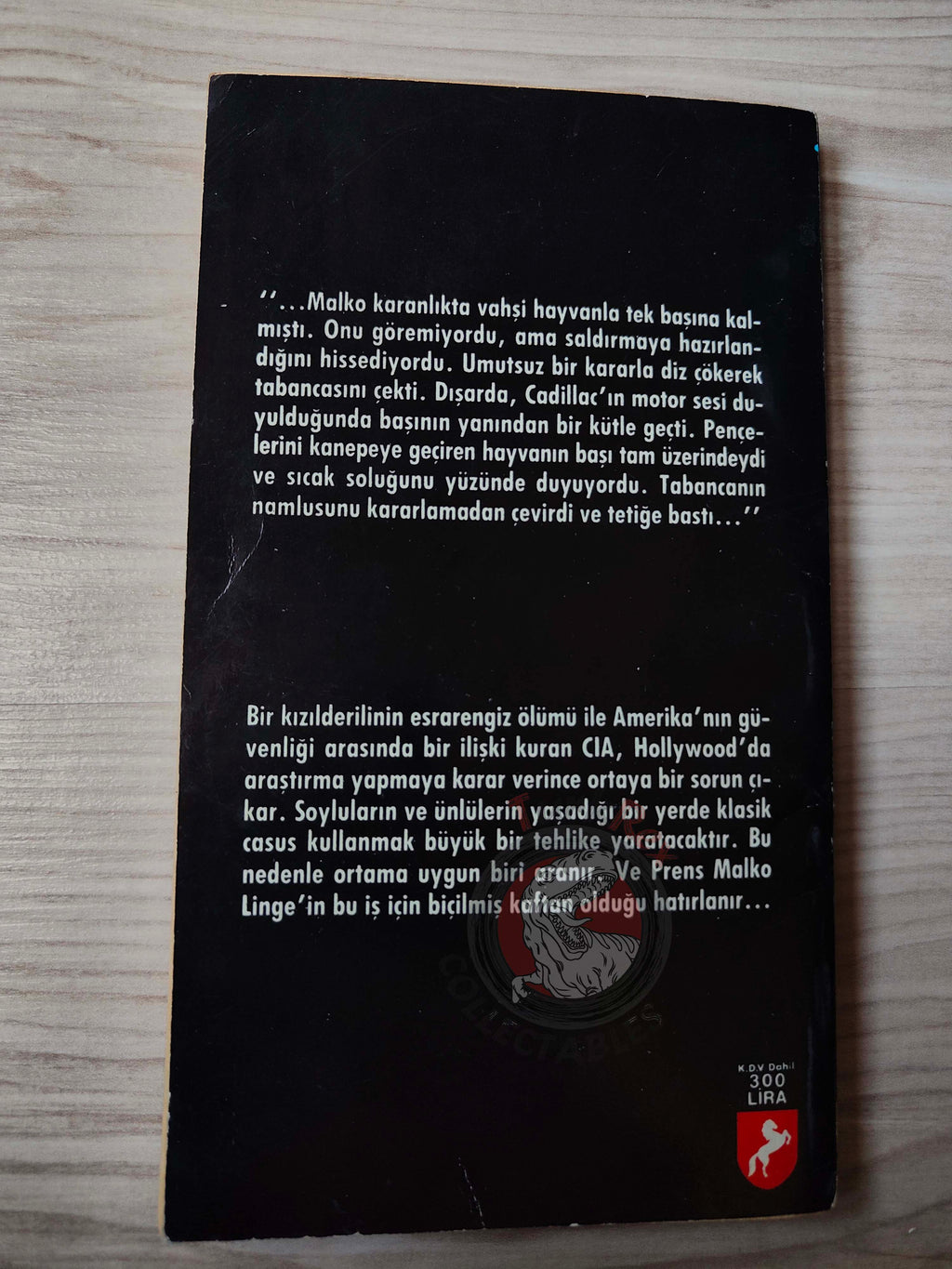 Gerard de Villiers – SAS La Panthère d’Hollywood 1985 Turkish Book Turkey