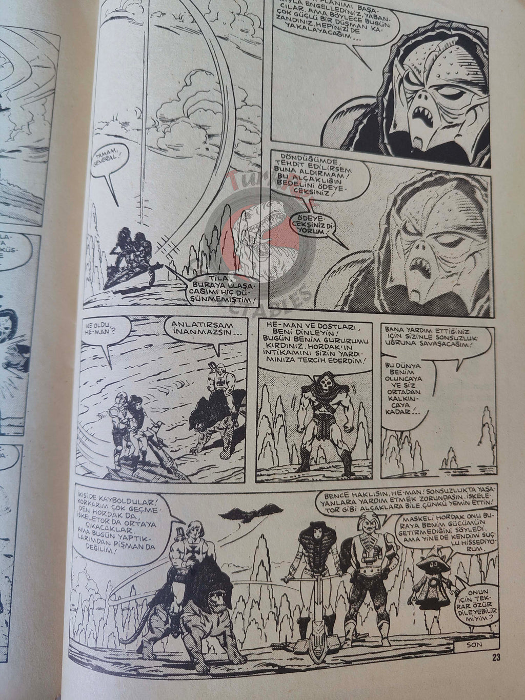 He-Man #2 Masters of the Universe #1 The Coming of Hordak! Turkish Comic Turkey 1987