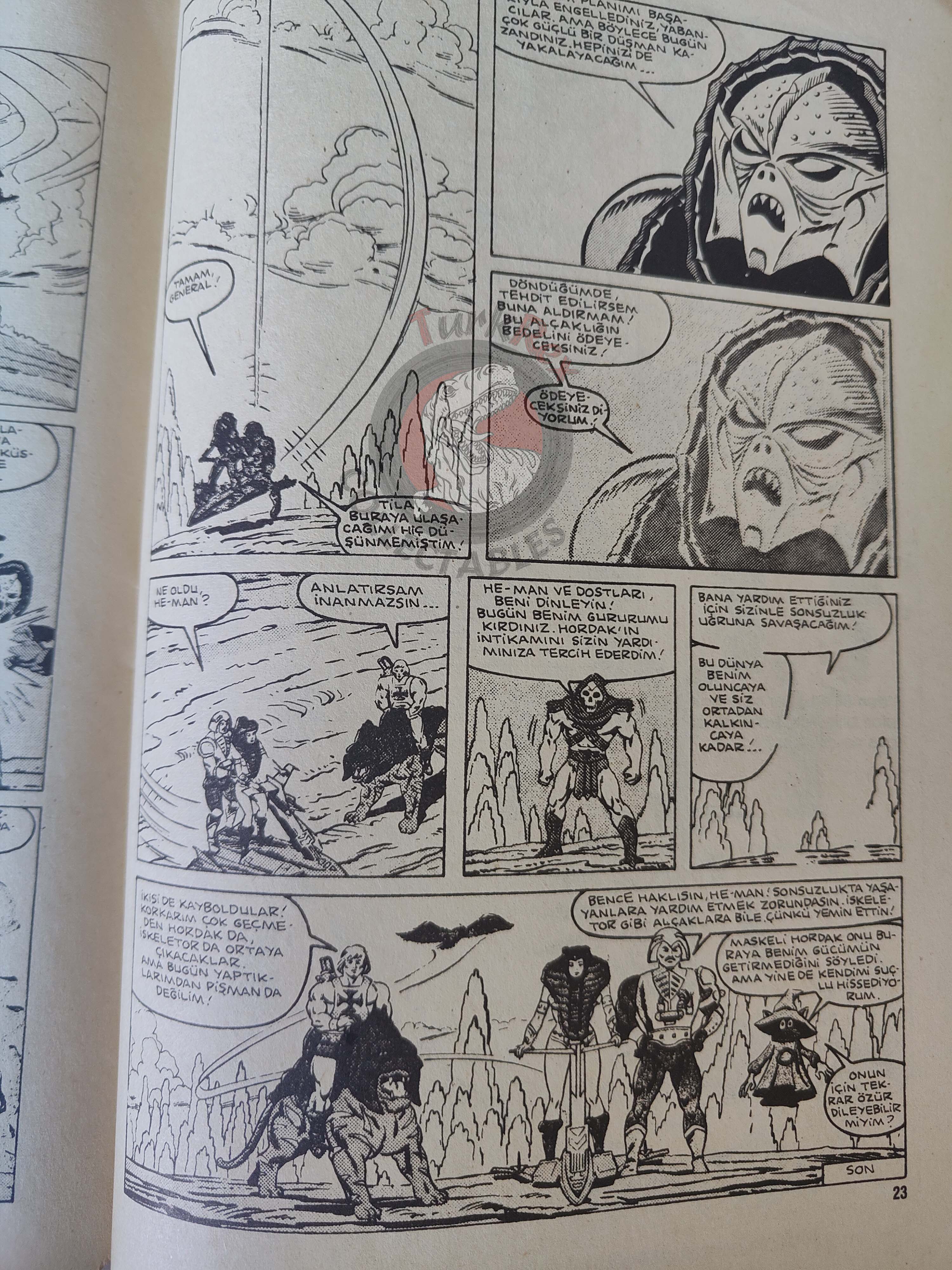 He-Man #2 Masters of the Universe #1 The Coming of Hordak! Turkish Comic Turkey 1987