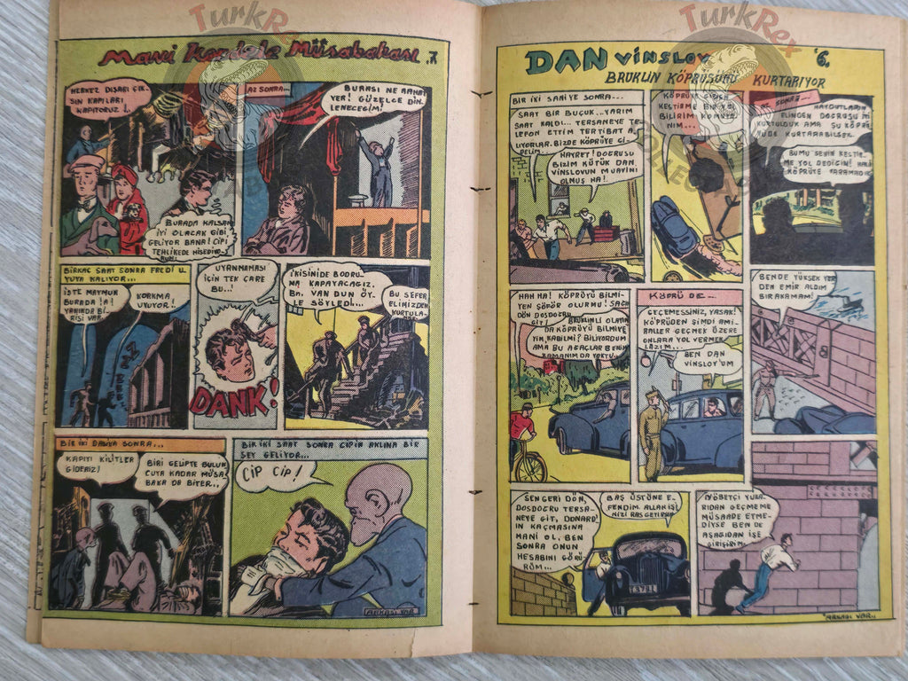 Çocuk Alemi #43 Captain Marvel Jr 1947 Don Winslow of the Navy Turkish Comic Turkey