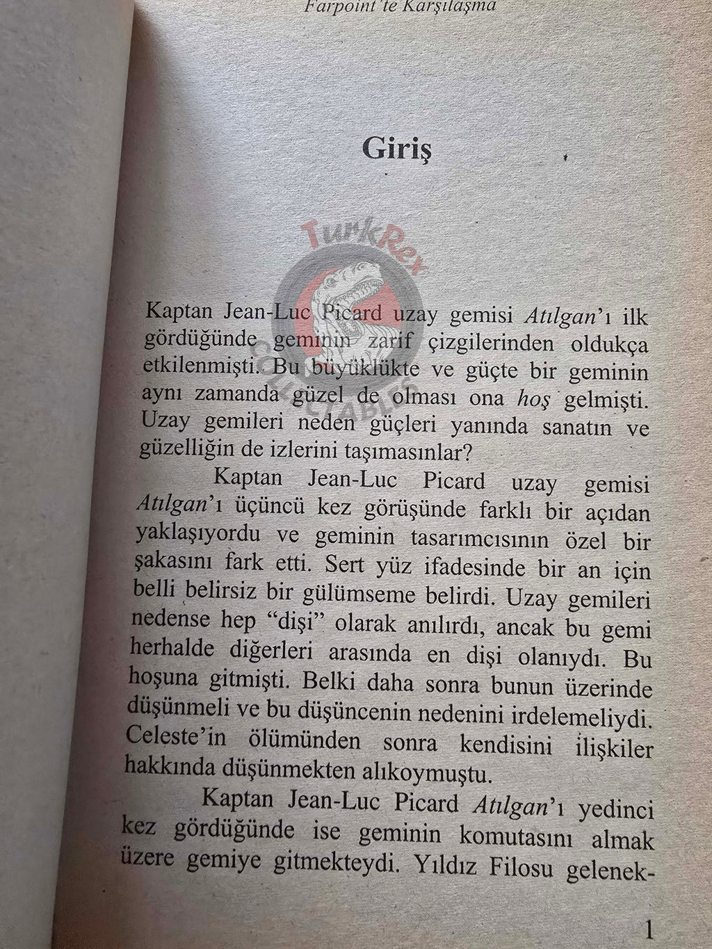 Star Trek: Encounter at Farpoint – David Gerrold 1987 1st Turkish Book Turkey
