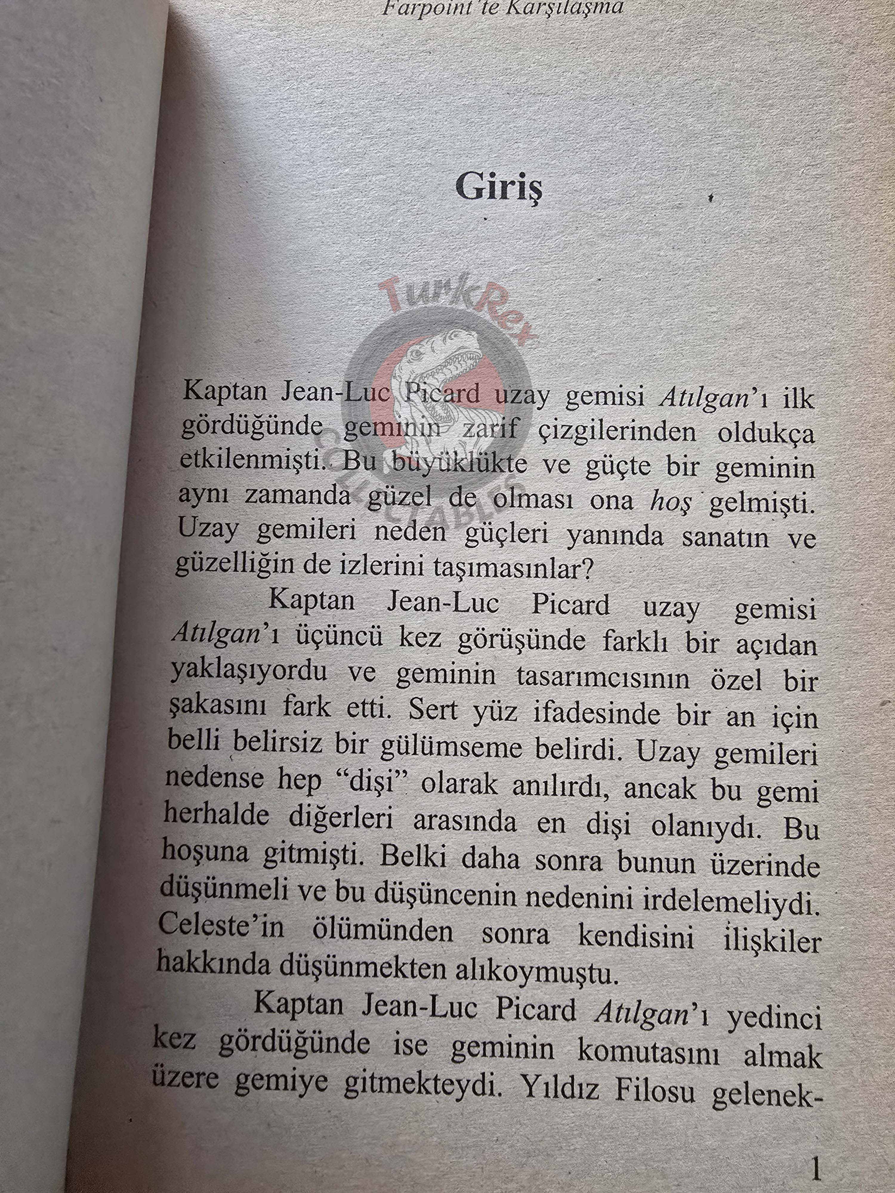Star Trek: Encounter at Farpoint – David Gerrold 1987 1st Turkish Book Turkey