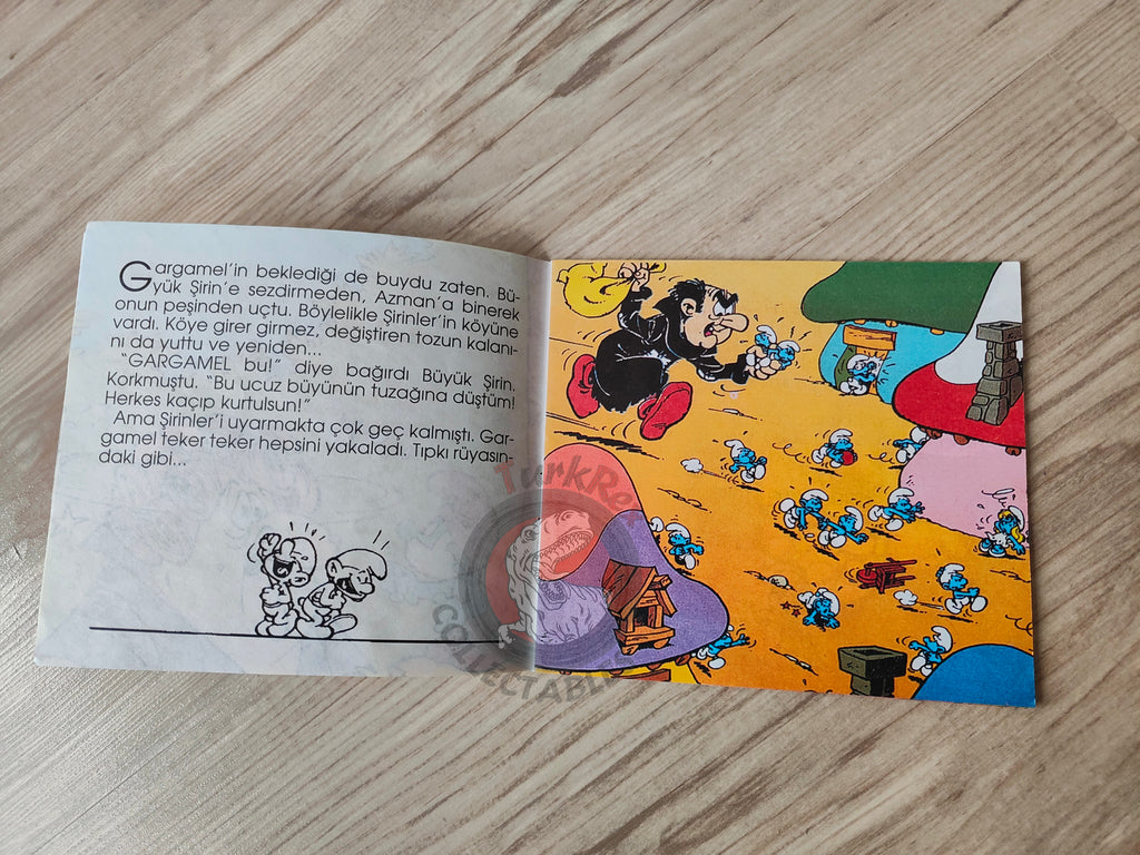 The Smurfs - Hogatha 2004 Turkish Book Turkey Die Schlümpfe Minibuch
