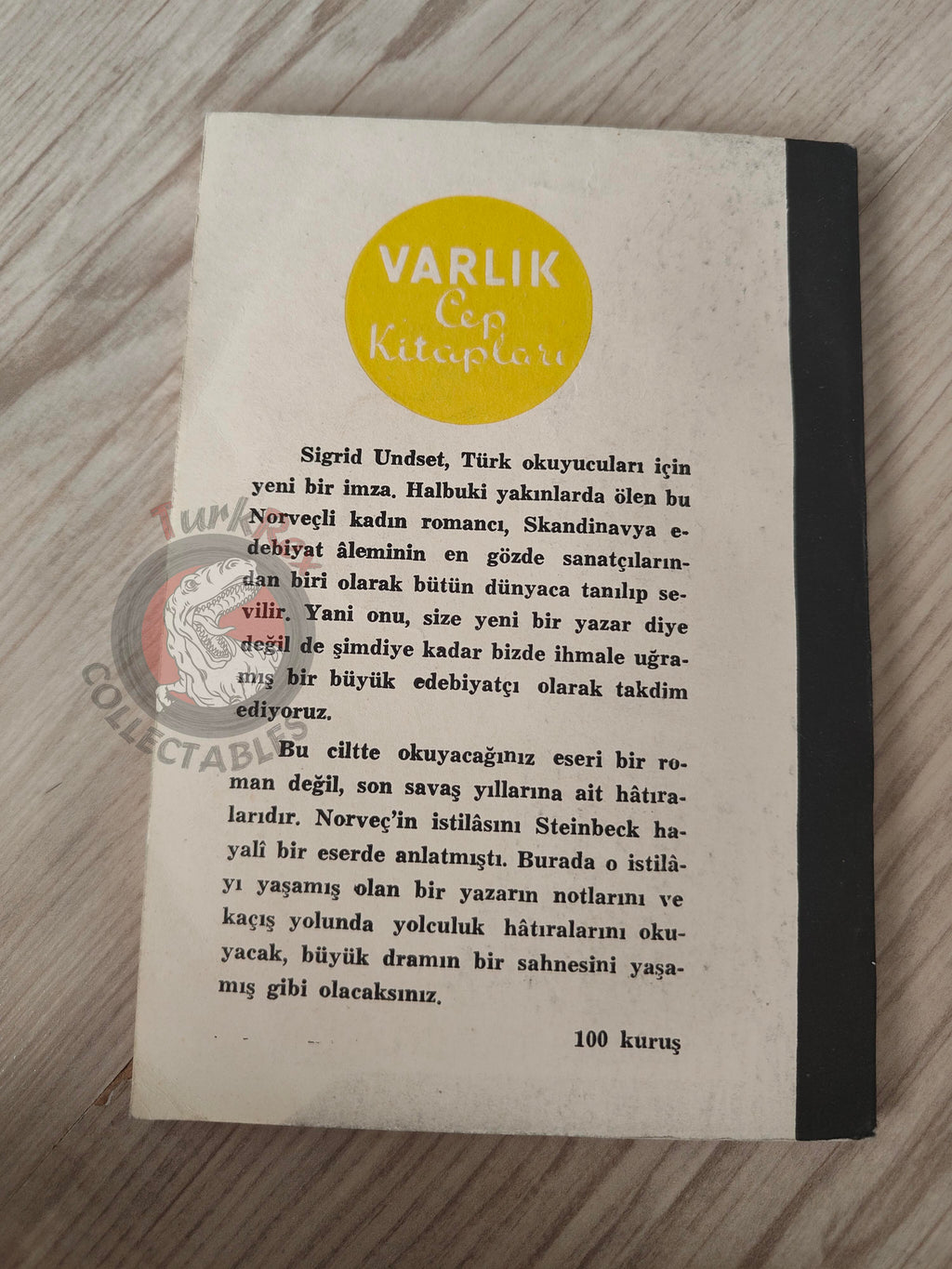 Sigrid Undset – Return to the Future 1954 1st Turkish Book Turkey