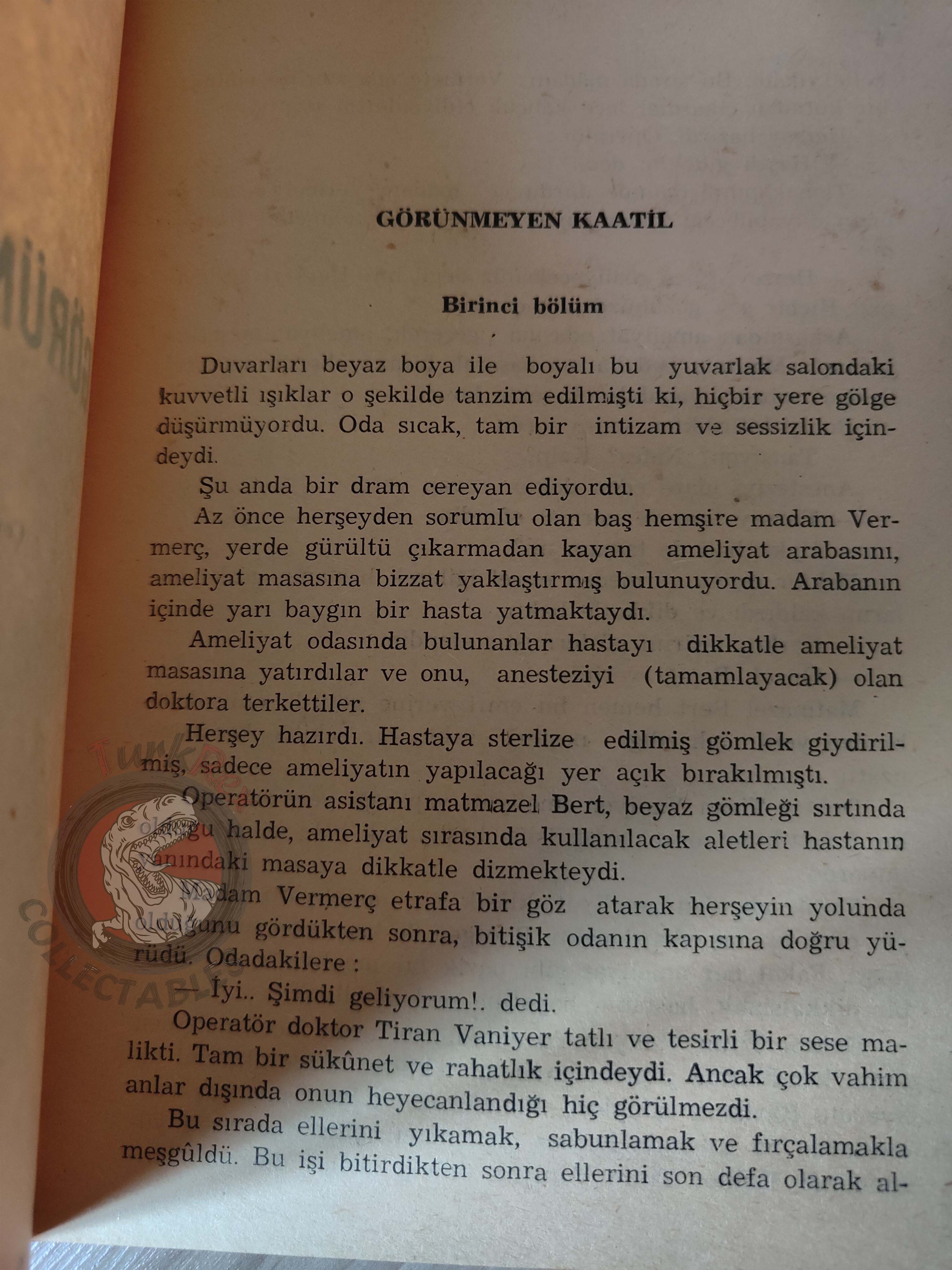 Marcel Allain – Fantômas: Invisible Murderer 1965 1st Turkish Book Turkey