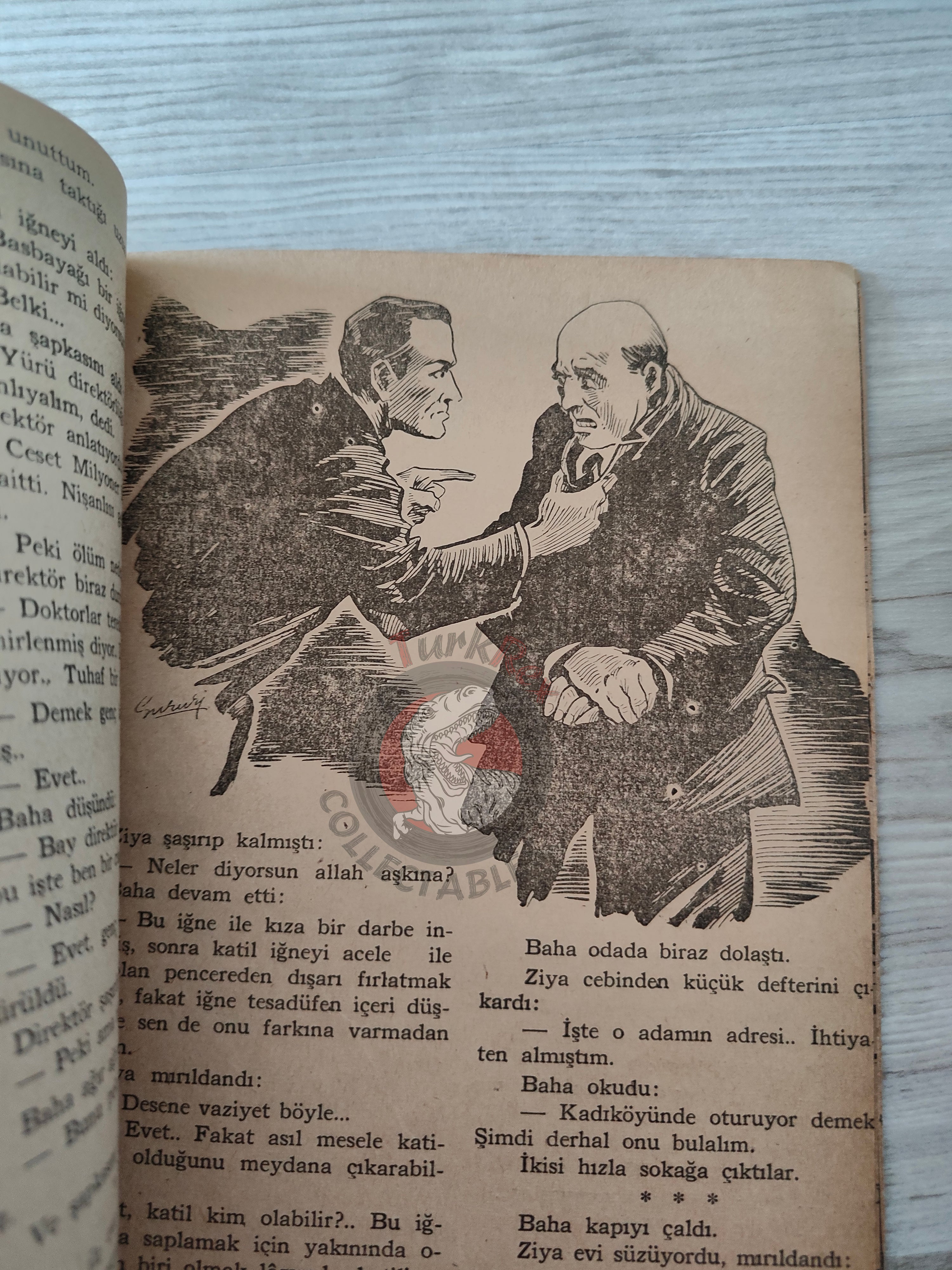 1001 Roman 1943 Radio Patrol Charles Schmidt Turkish Comic Mag Turkey