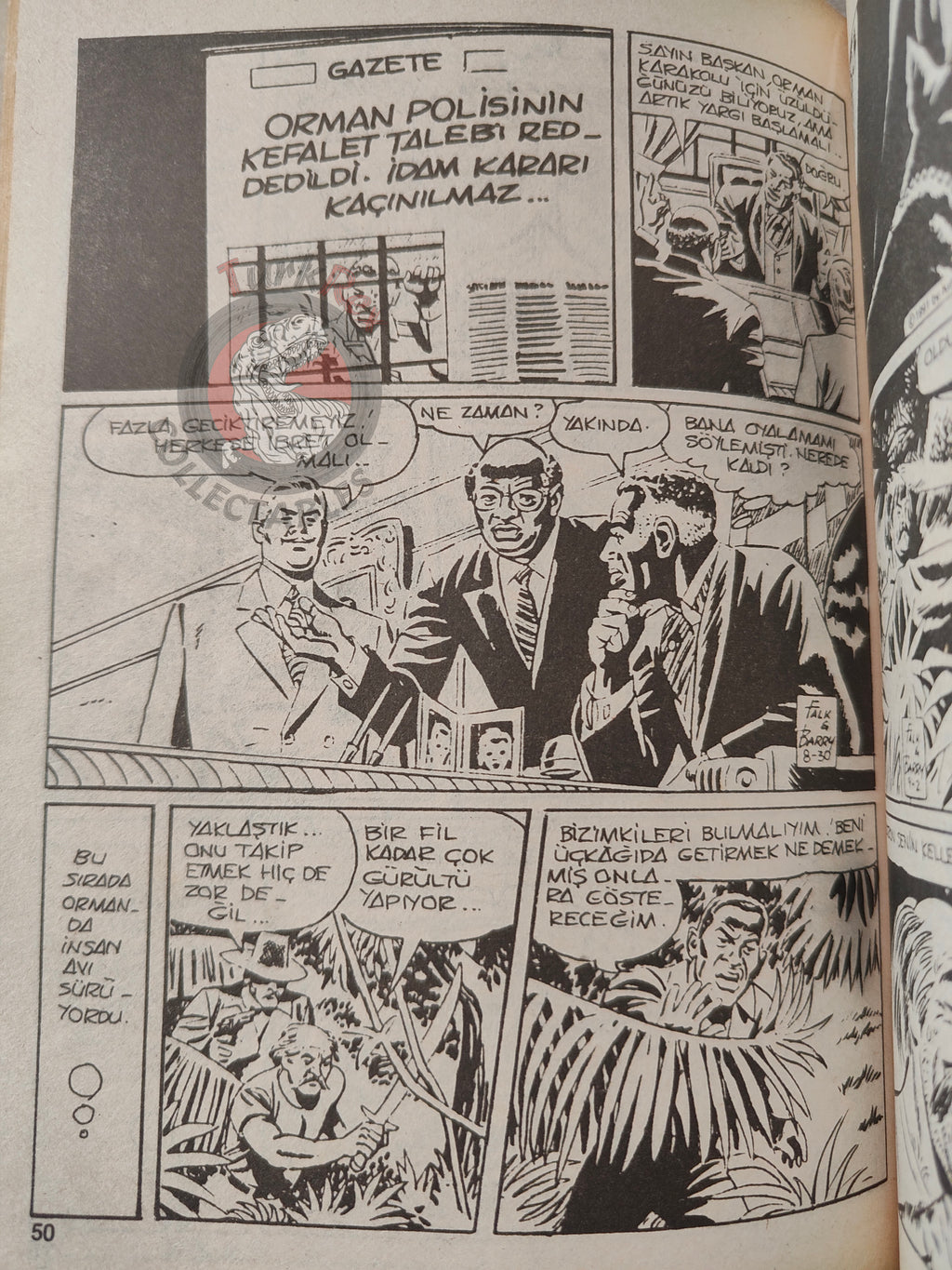 The Phantom #1 1993 The Jungle Patrol Turkish Edition Comic Turkey