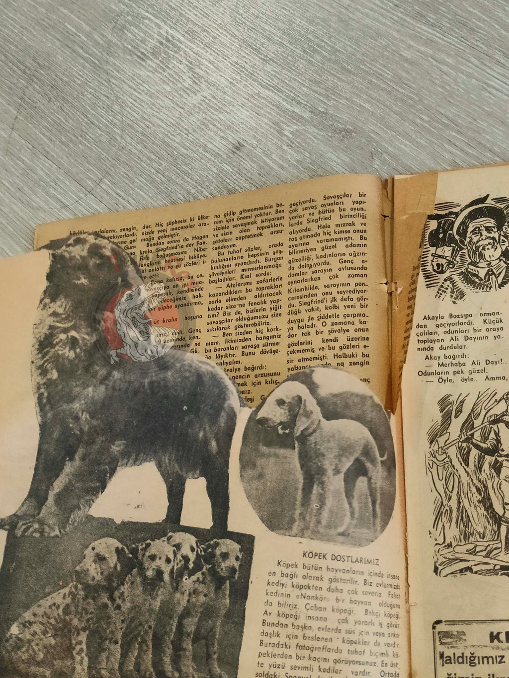 Afacan Çocuk Gözü #8 1945 Turkish Comic Turkey Tom Thumb Nibelungen treasure