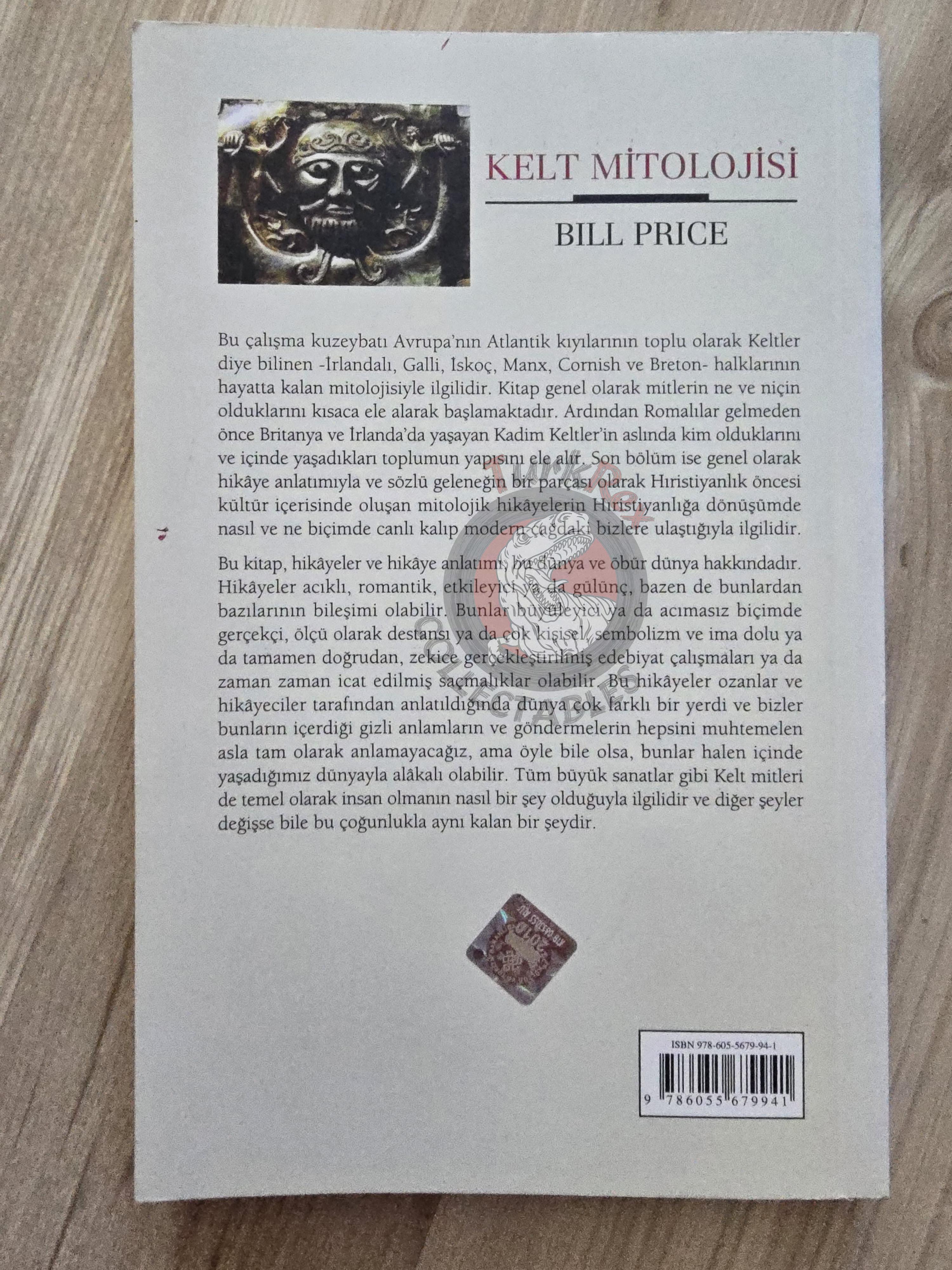 Bill Price – Celtic Myths 2011 1st Turkish Book Turkey