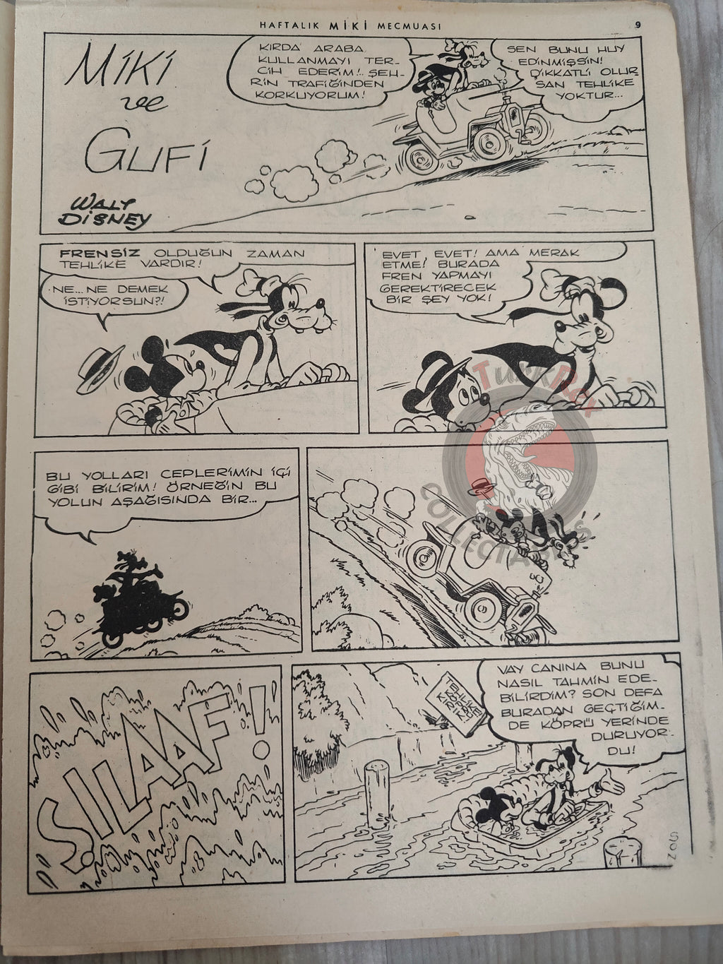 Mickey Mouse Mag 1963 Turkish Comic Turkey Walt Disney Donald Duck Goofy