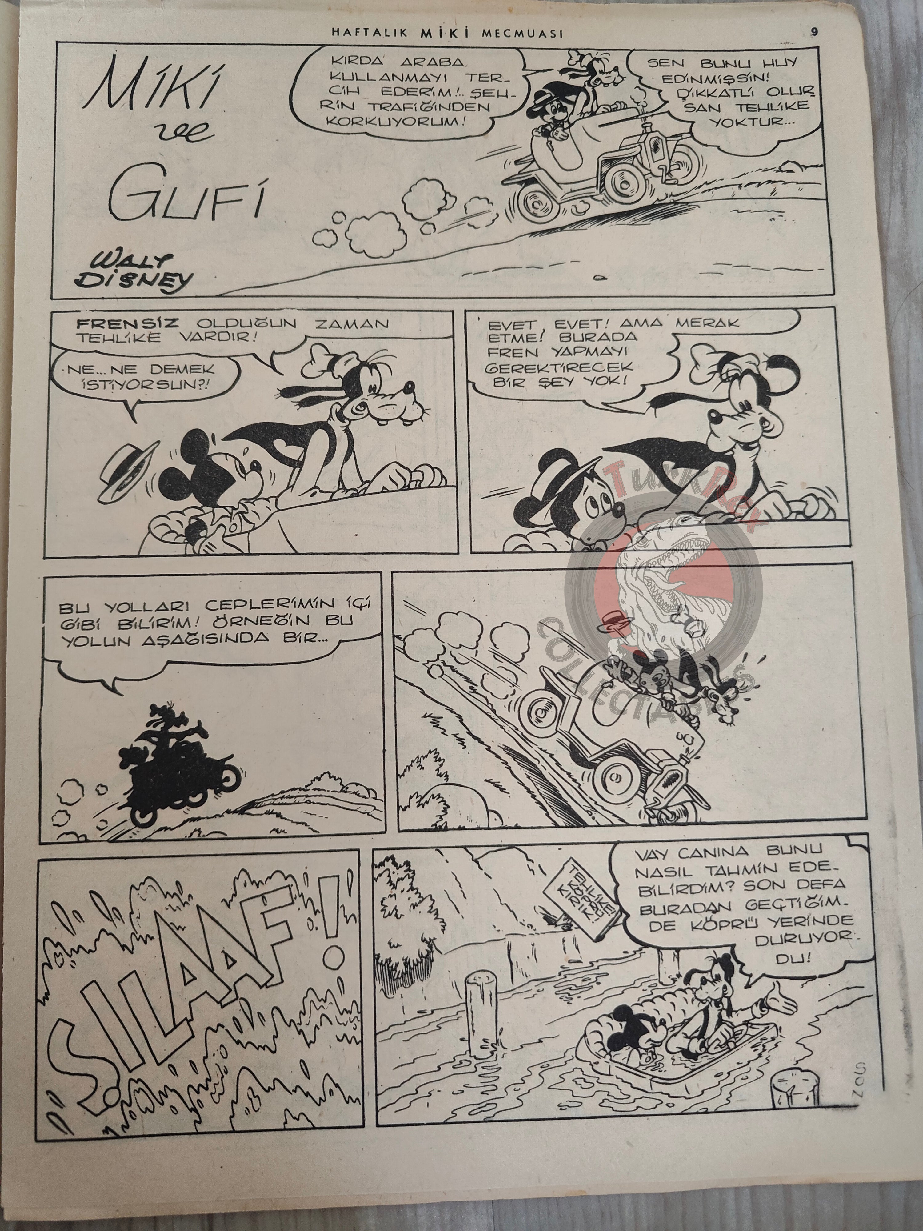Mickey Mouse Mag 1963 Turkish Comic Turkey Walt Disney Donald Duck Goofy