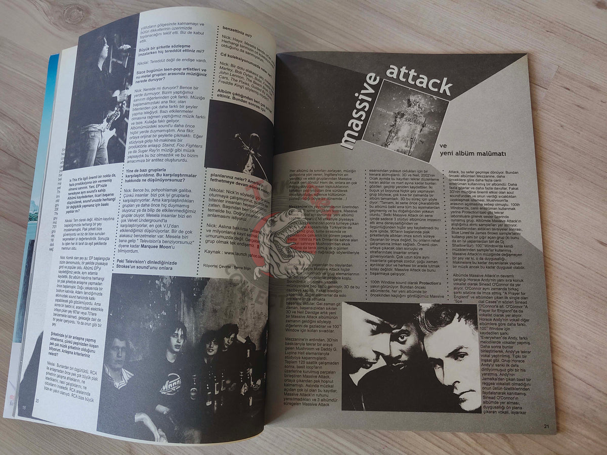 Lull 2003 Nick Cave Turkish Mag Turkey Blondie Asian Dub Foundation The Strokes Massive Attack