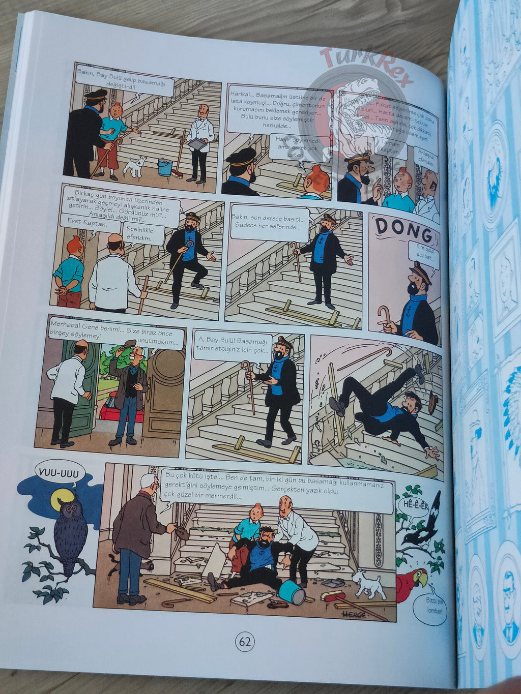 Tintin – The Castafiore Emerald 1998 Turkish Edition Comic Turkey 2nd YKY