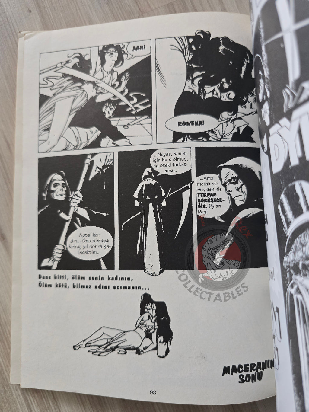 Dylan Dog #8 1997 Turkish Comic Turkey #10 Attraverso lo specchio
