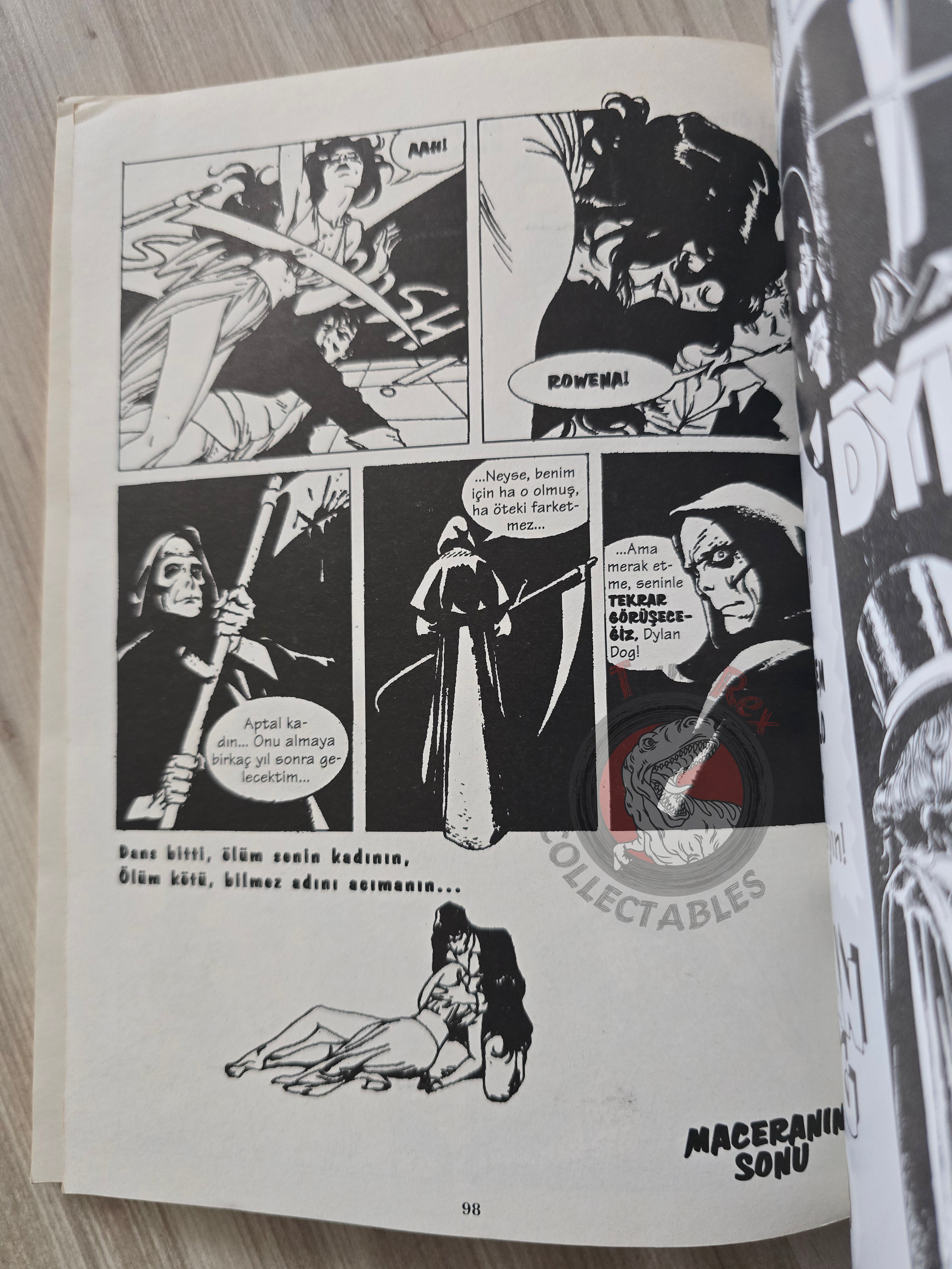 Dylan Dog #8 1997 Turkish Comic Turkey #10 Attraverso lo specchio