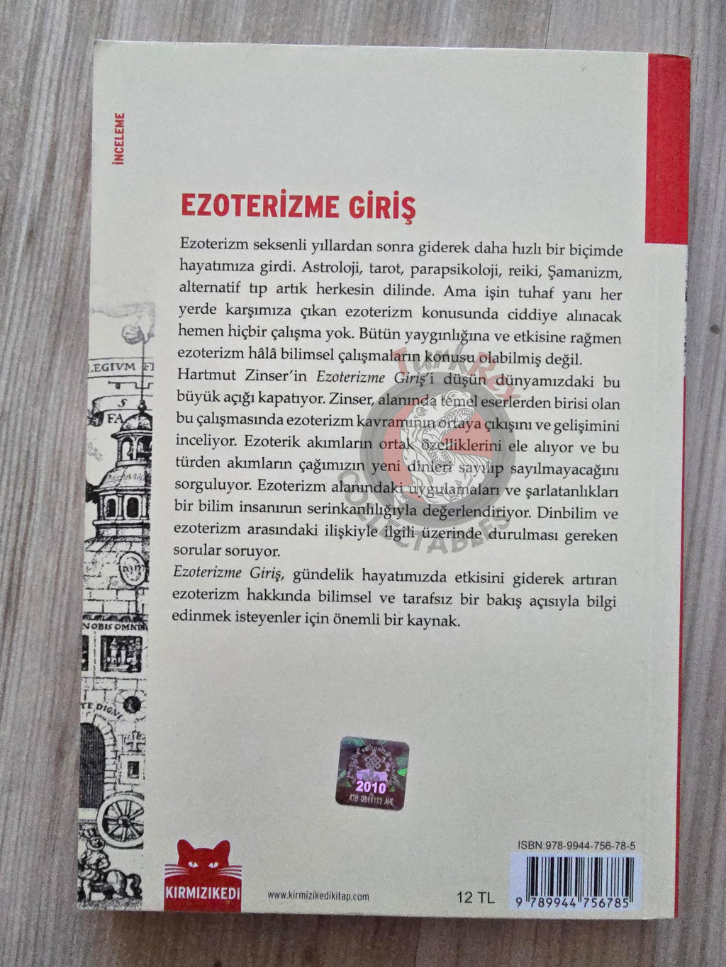 Hartmut Zinser – Introduction to Esotericism 2011 Turkish Book Turkey