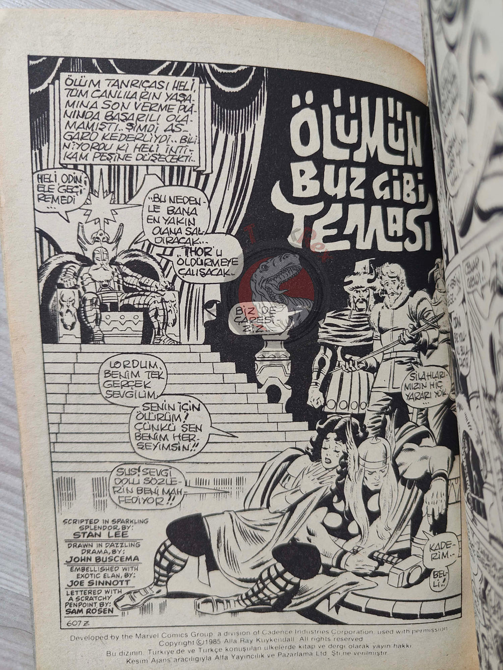 Thor #3 1985 Turkish Comic Turkey The Mighty Thor #188–192