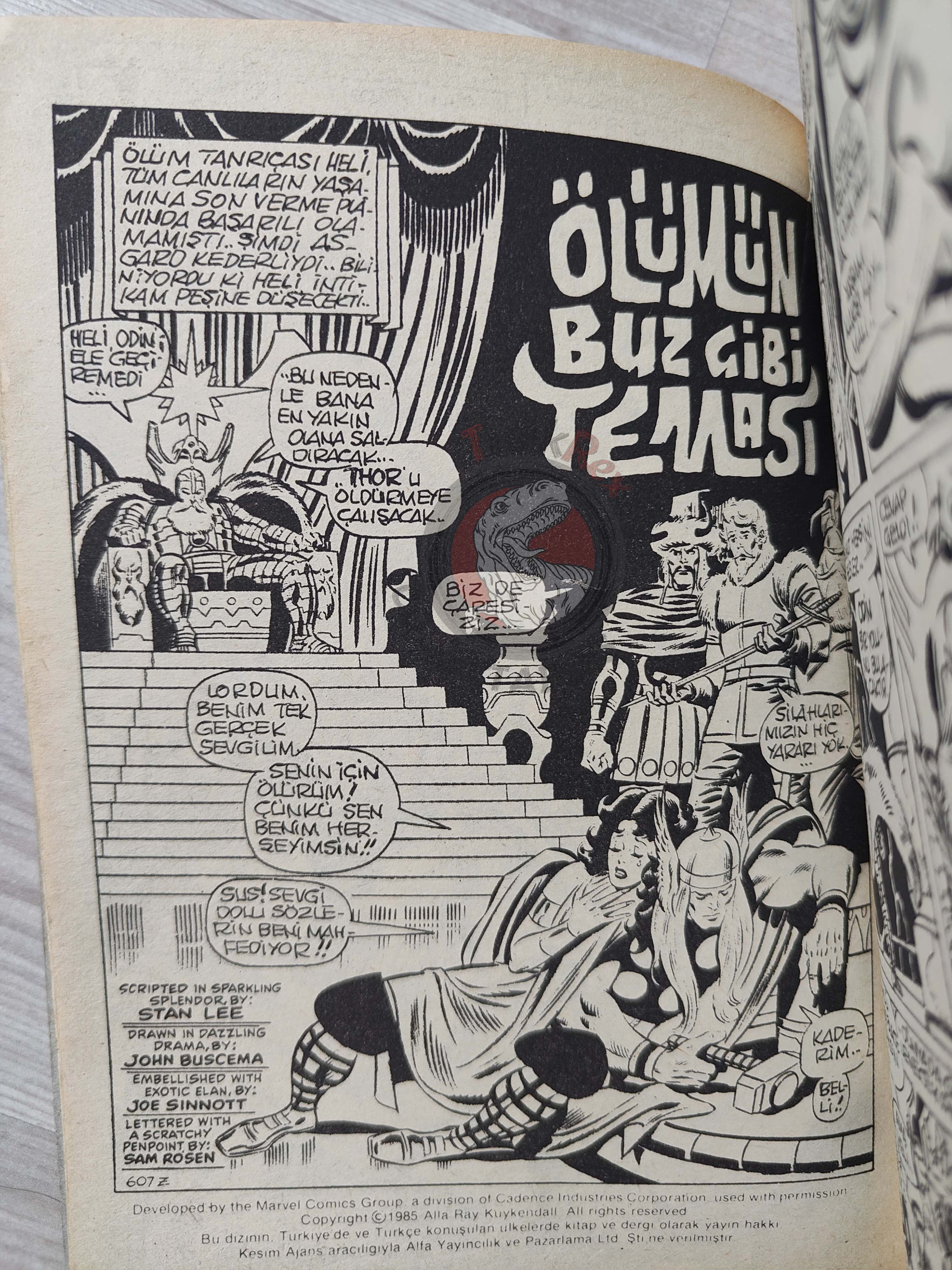 Thor #3 1985 Turkish Comic Turkey The Mighty Thor #188–192