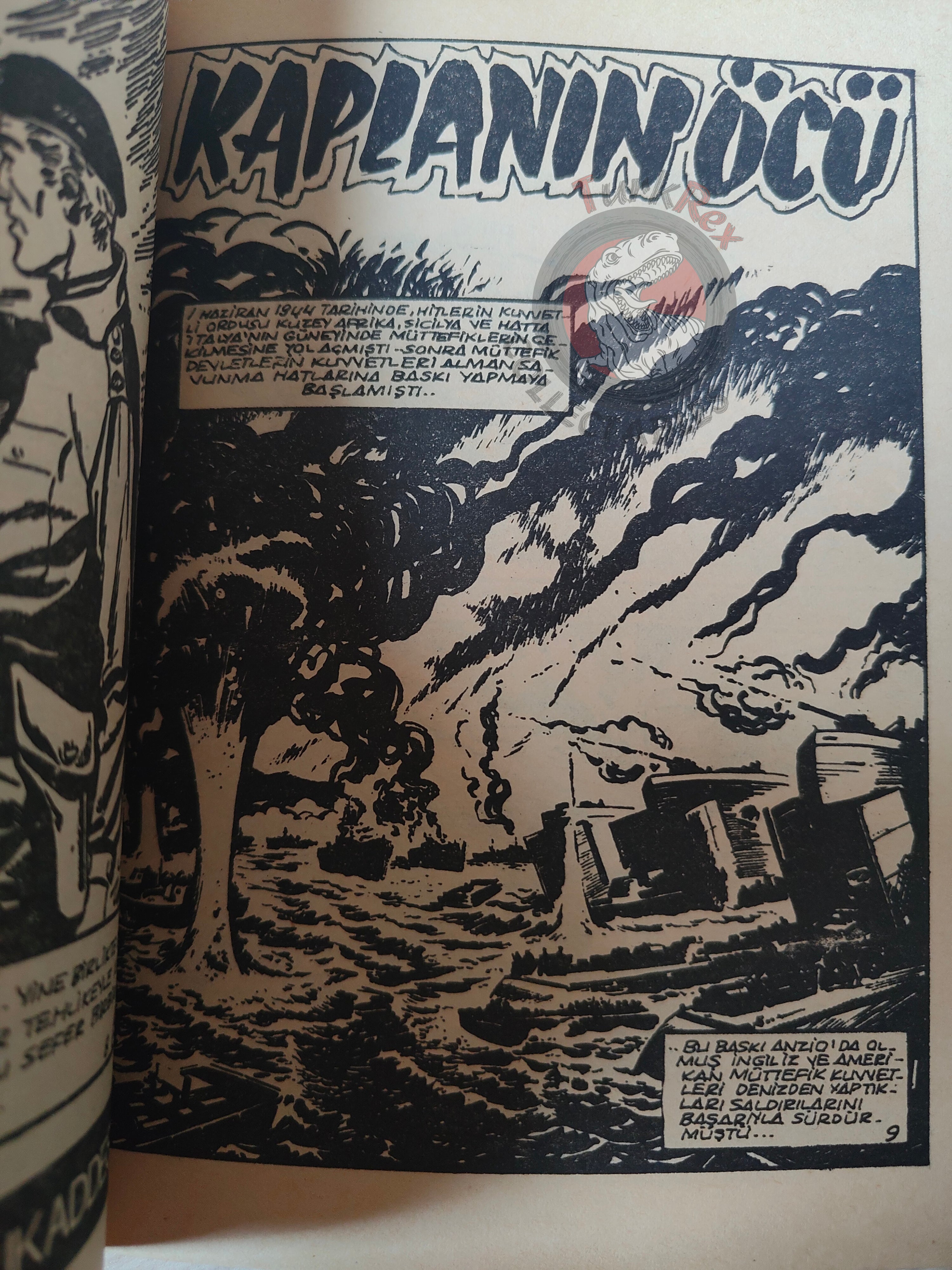 War Picture Library #9 1981 Turkish Comic Turkey WW2 stories