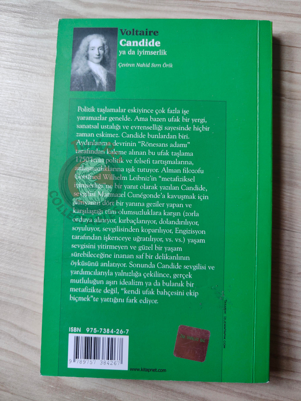 Voltaire – Candide 2002 Turkish Book Turkey
