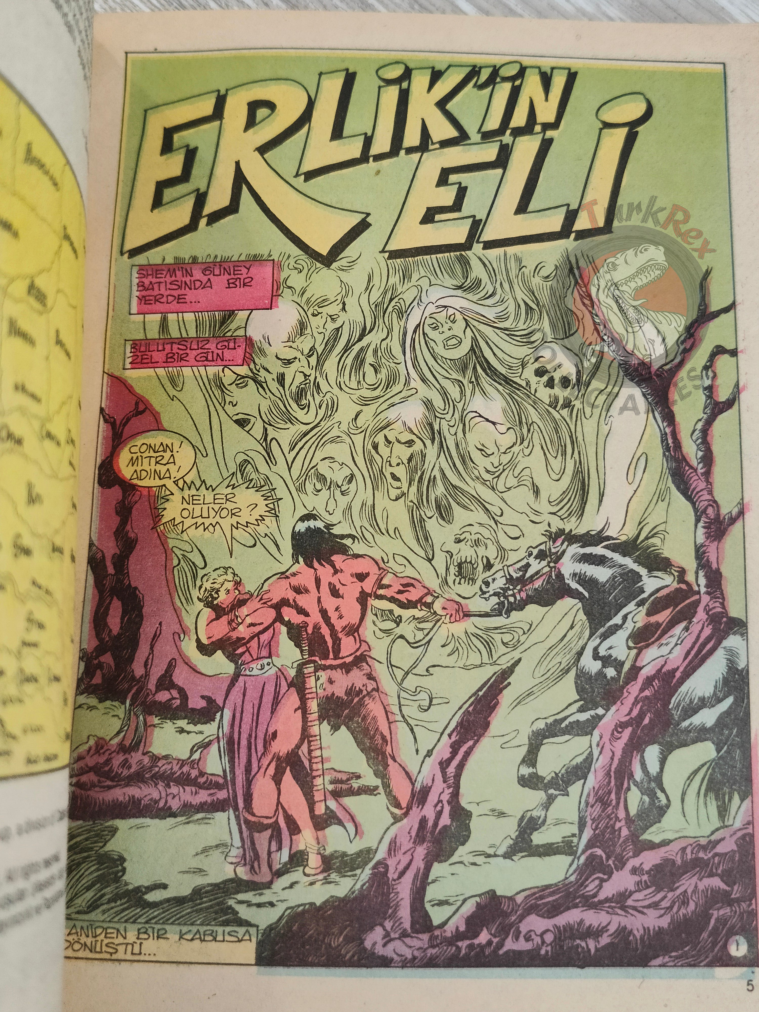 Conan Renkli #6 Turkish Comic Turkey The Savage Sword of #19 CTB #120 Movie