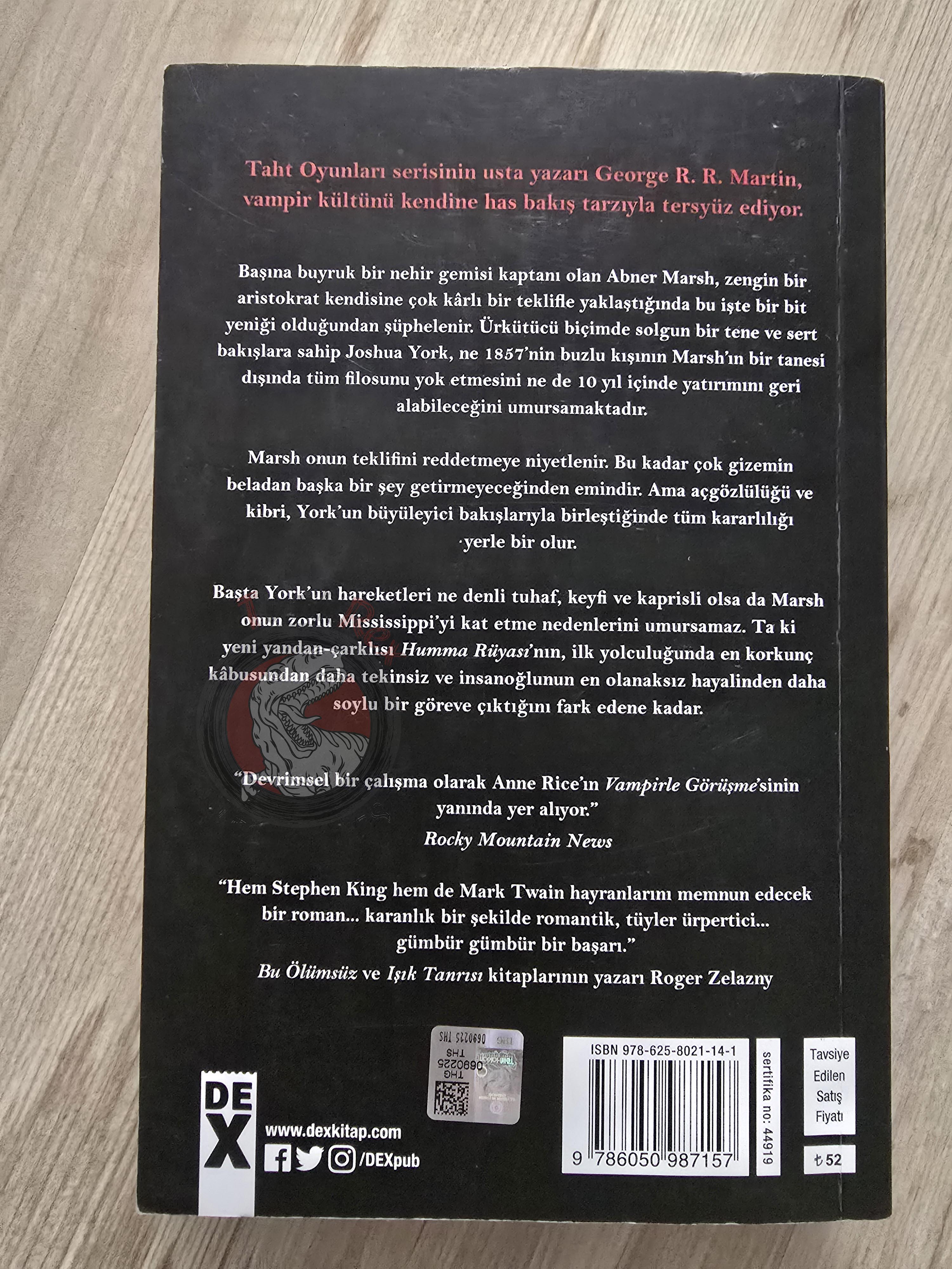 George R. R. Martin – Fevre Dream Turkish Book Turkey