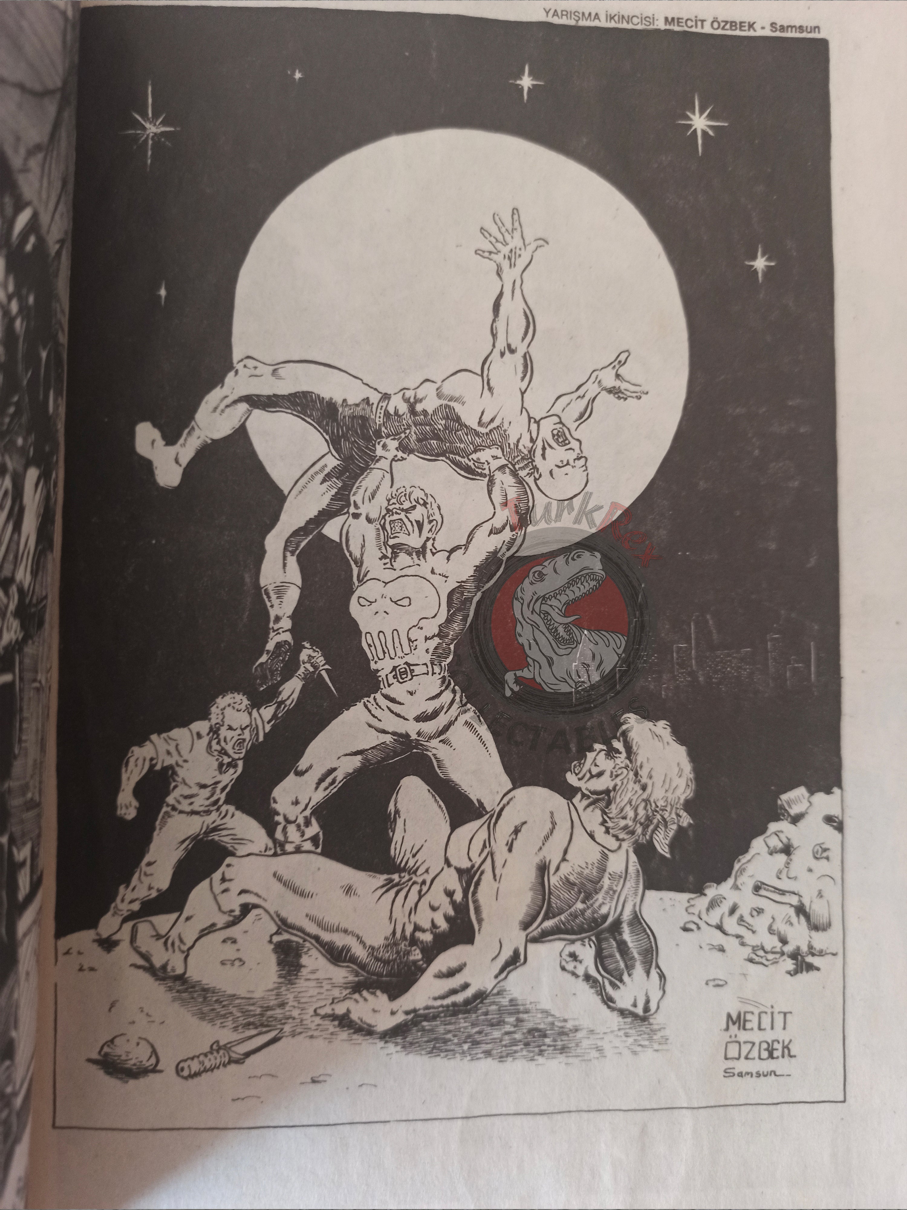 The Punisher #10 1992 Turkish Comic Turkey #3 1986 series Magazine #5