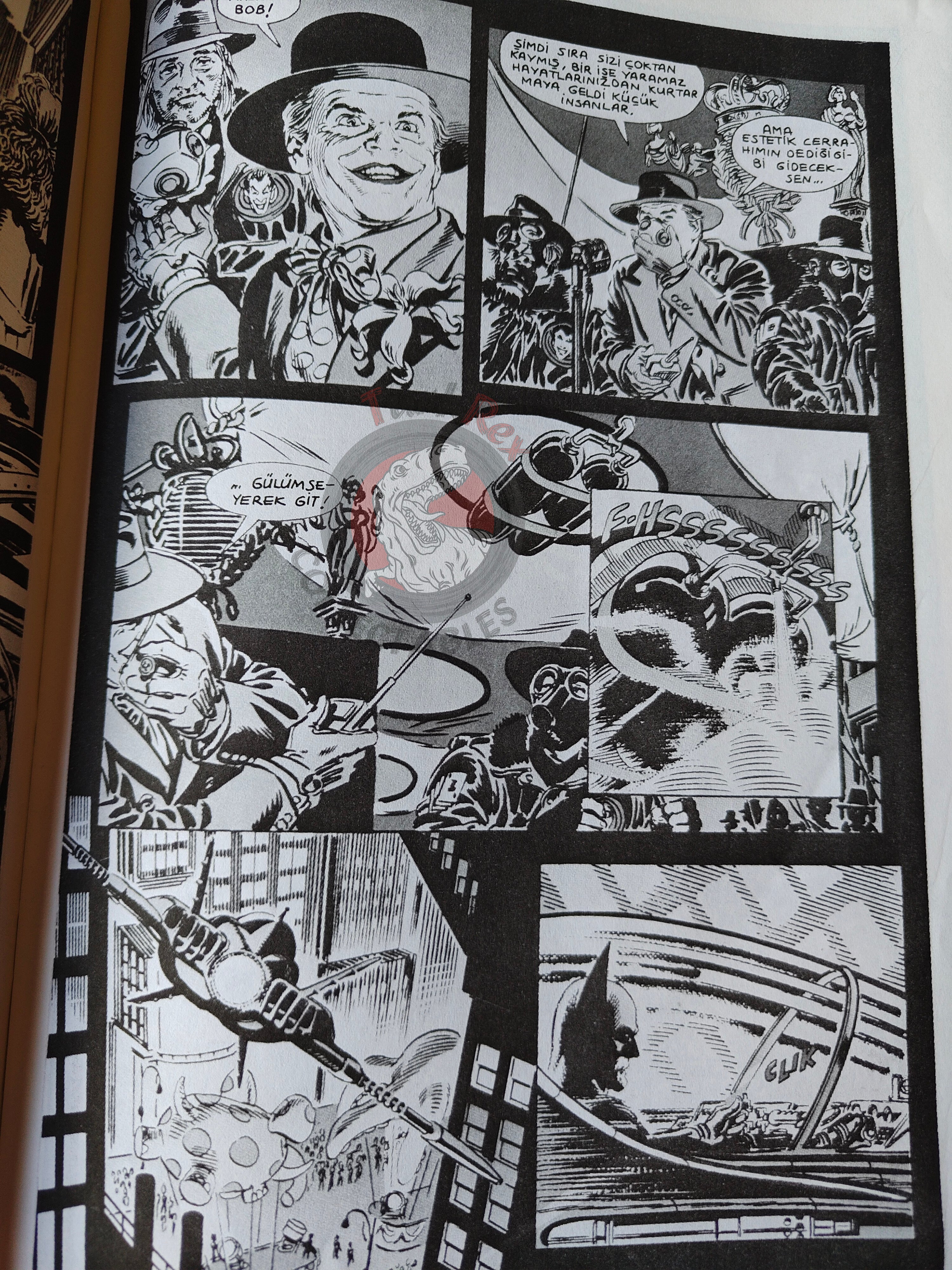 Batman The Official Comic Adaptation Issue #2 1989 Turkish Joker Newspaper Giveaway
