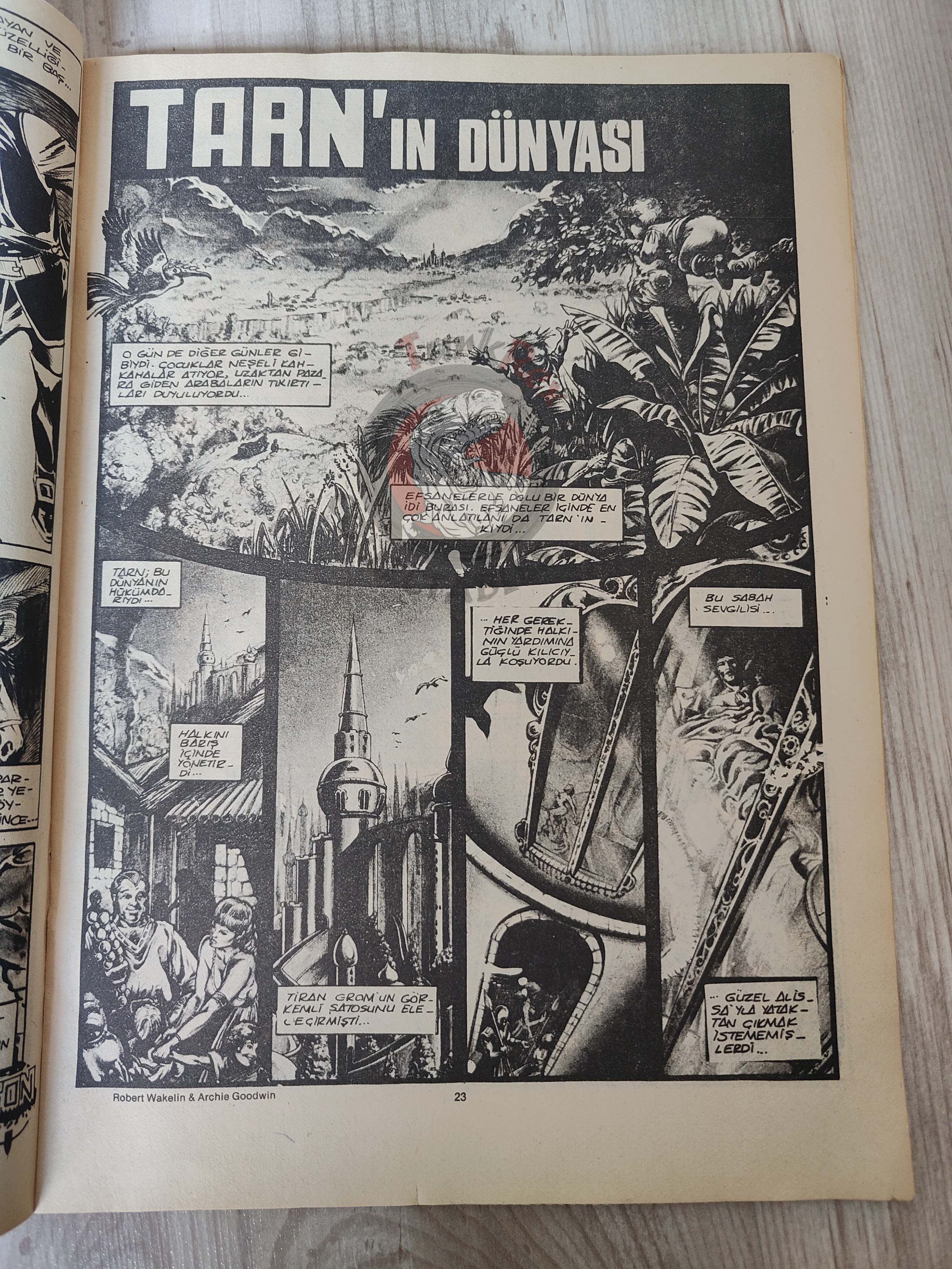 Süper Korku #3 1983 Turkish Comic Turkey Warren Creepy Eerie Vampirella #65