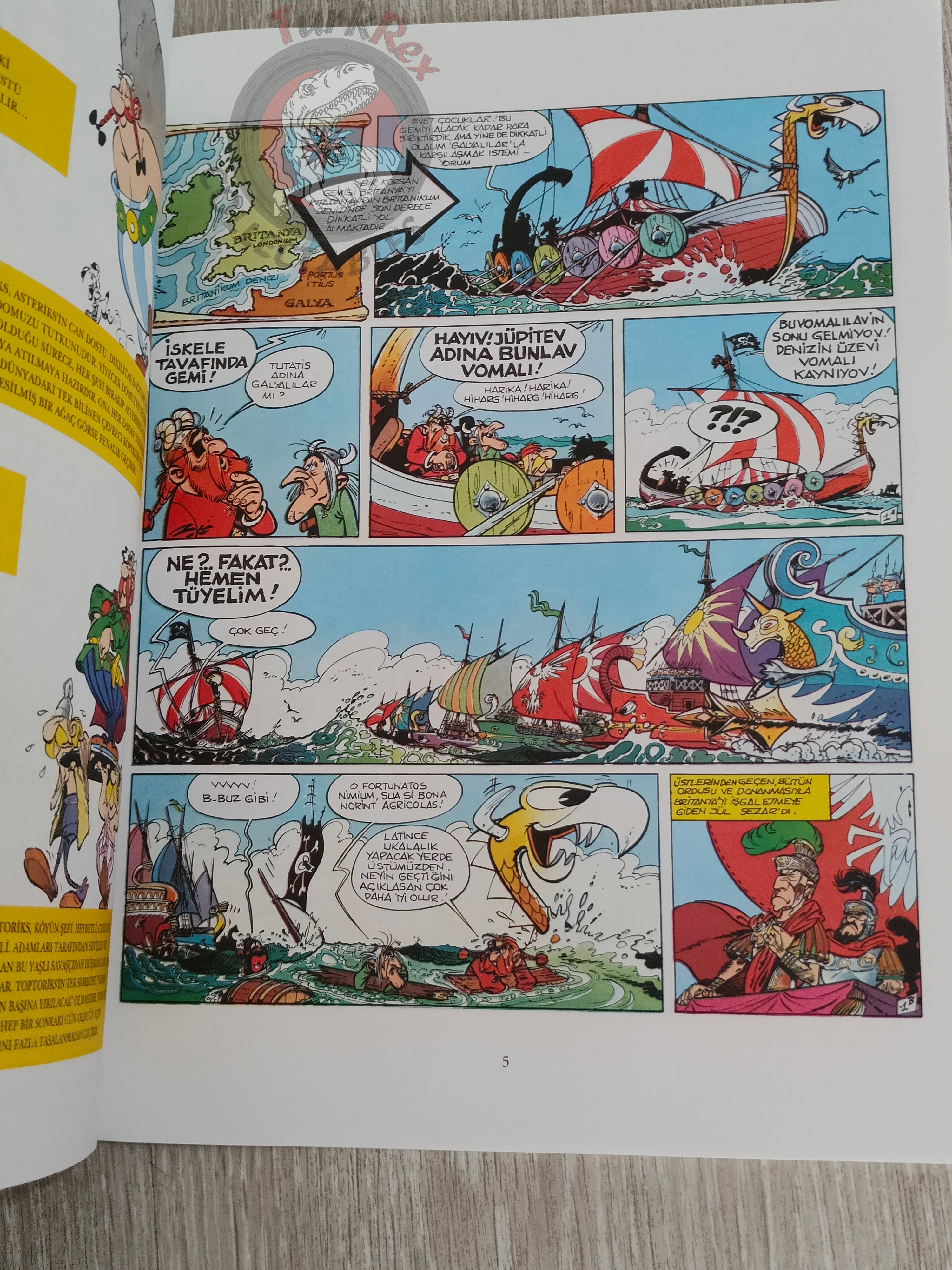 Asterix – Asterix in Britain 2000 Turkish Edition Comic Turkey