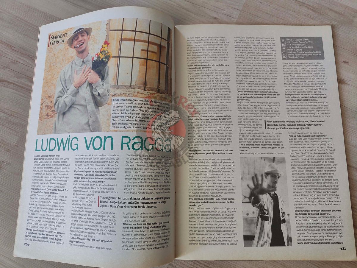 Roll 2005 Björk  R.E.M. Turkish Mag Turkey The White Stripes Sergent Garcia