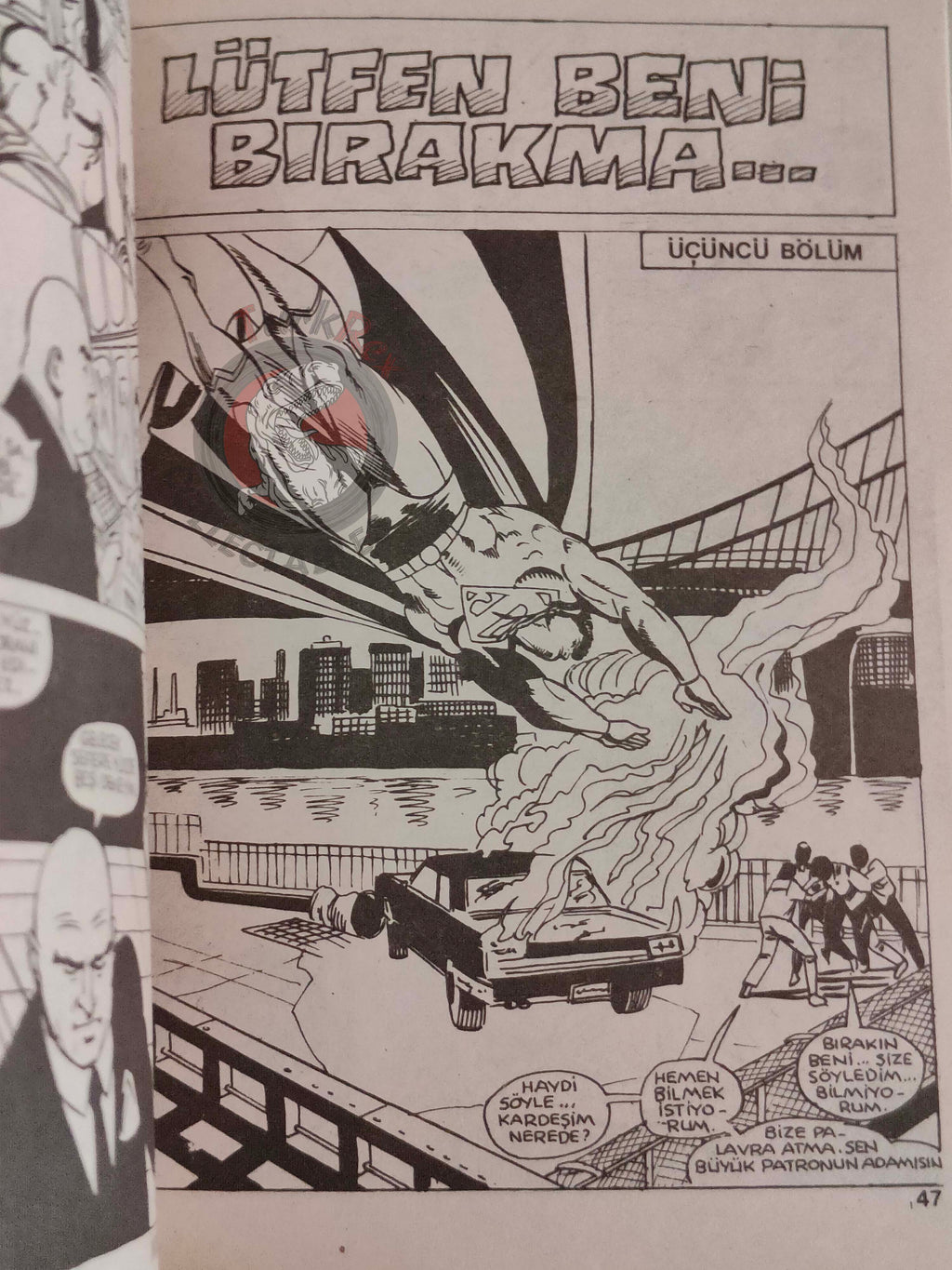 Superman #70 1989 Turkish Comic Turkey Adventures of #432-#434 DC Comics Presents #48