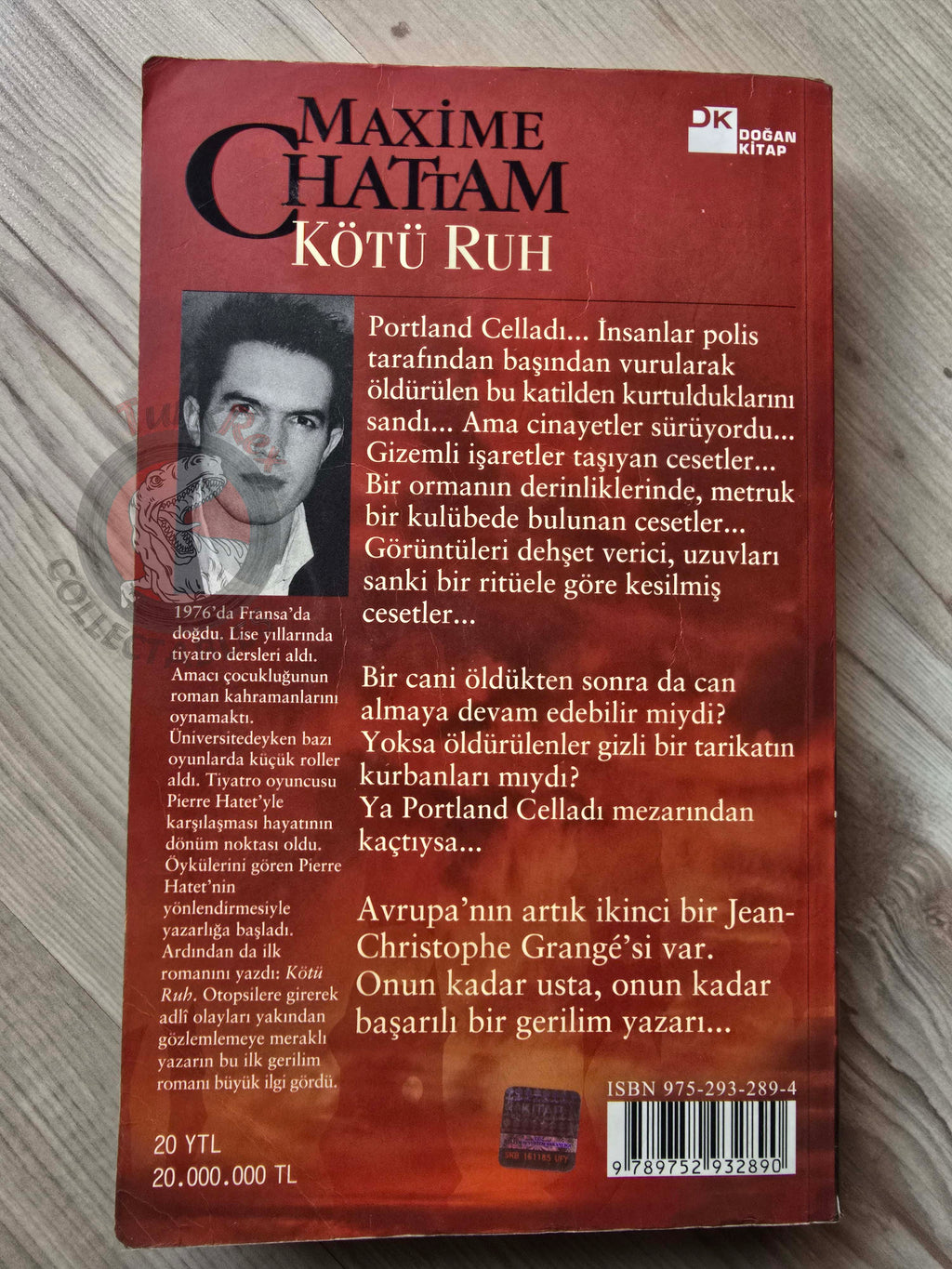 Maxime Chattam – L’Âme du Mal 2005 1st Turkish Book Turkey