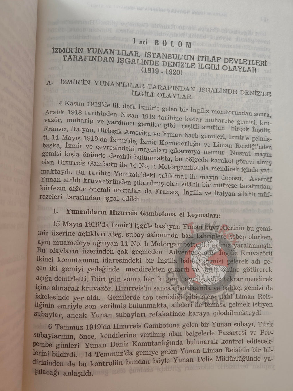 Turkish War of Independence Naval Front and Aviation Operations 1964 Book Military Ottoman Empire Maps
