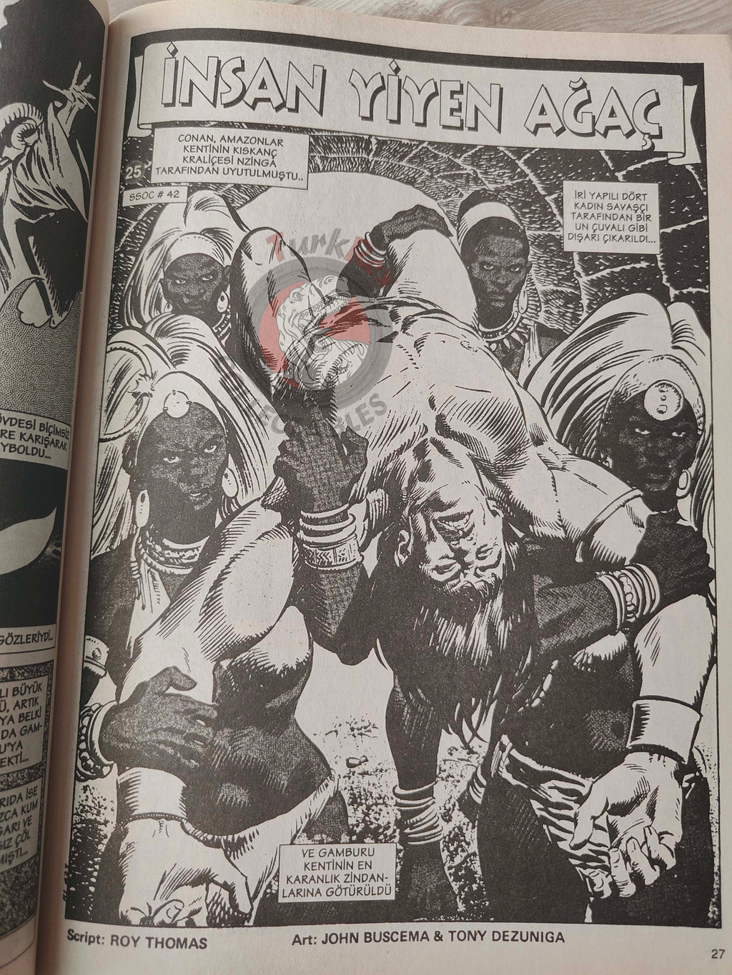Conan #25 The Savage Sword of Conan #42 Turkish Comic Turkey