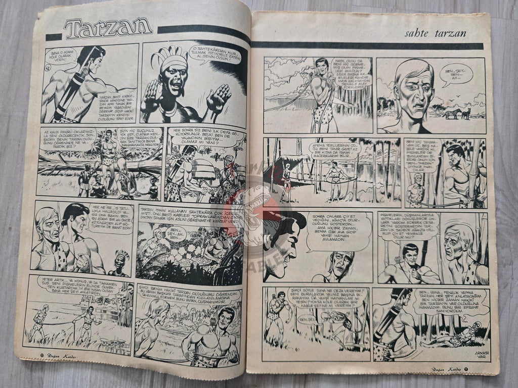 Doğan Kardeş 1971 Magazine #34 Turkish Comic Turkey William Tell Alice In Wonderland
