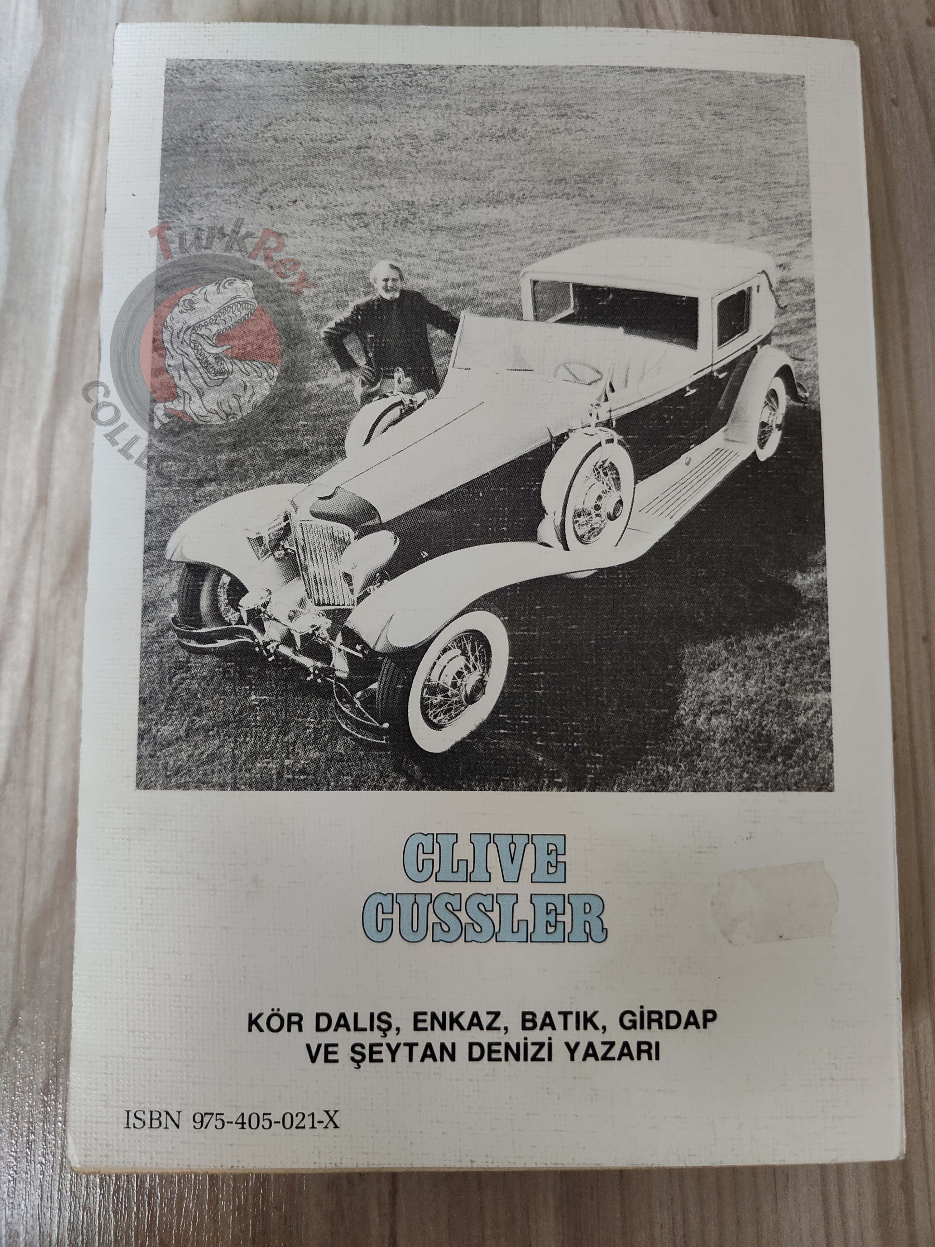 Clive Cussler – Treasure 1988 1st Turkish Book Turkey